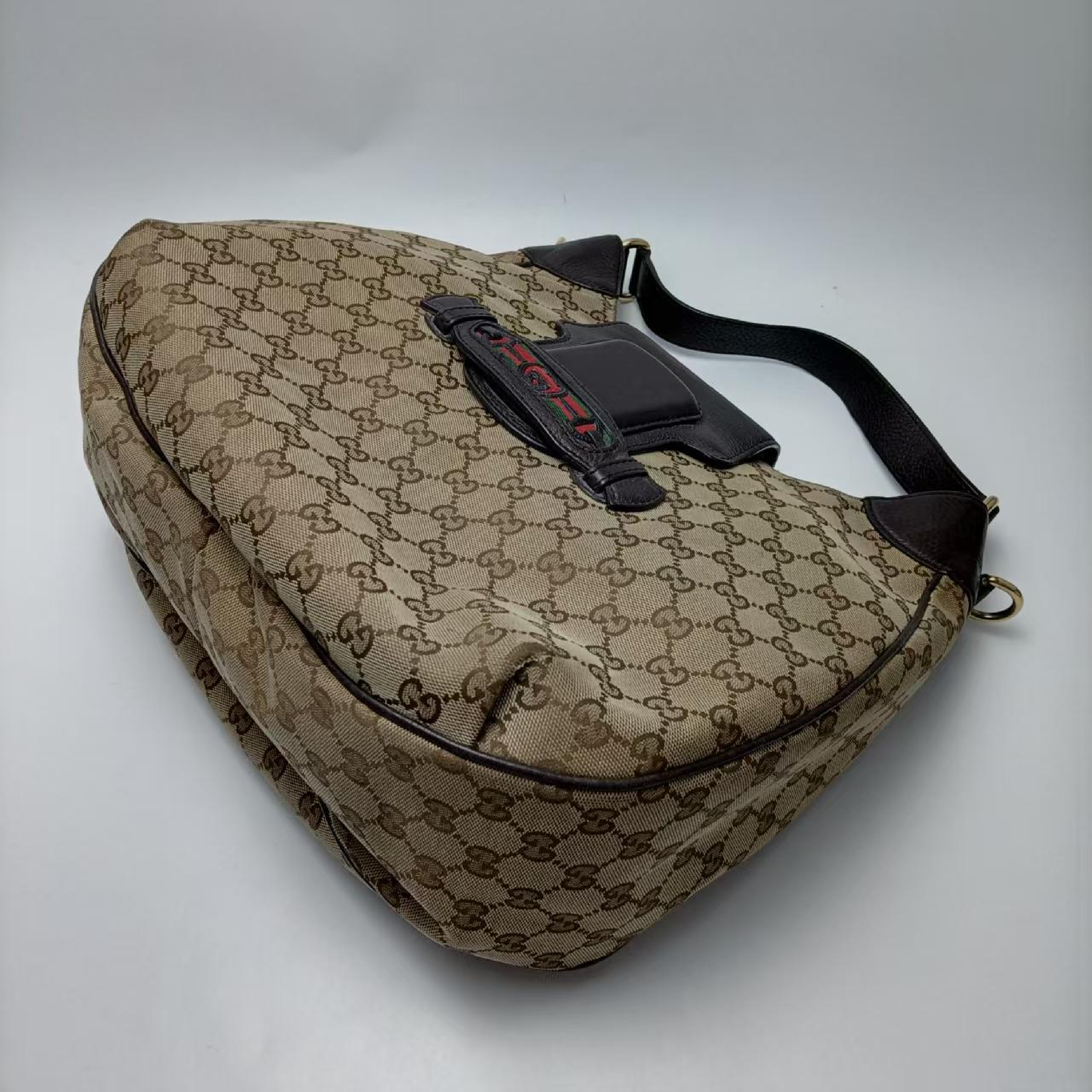 Horsebit Canvas Shoulder Bag 296851 Shoulder Bag — view 5