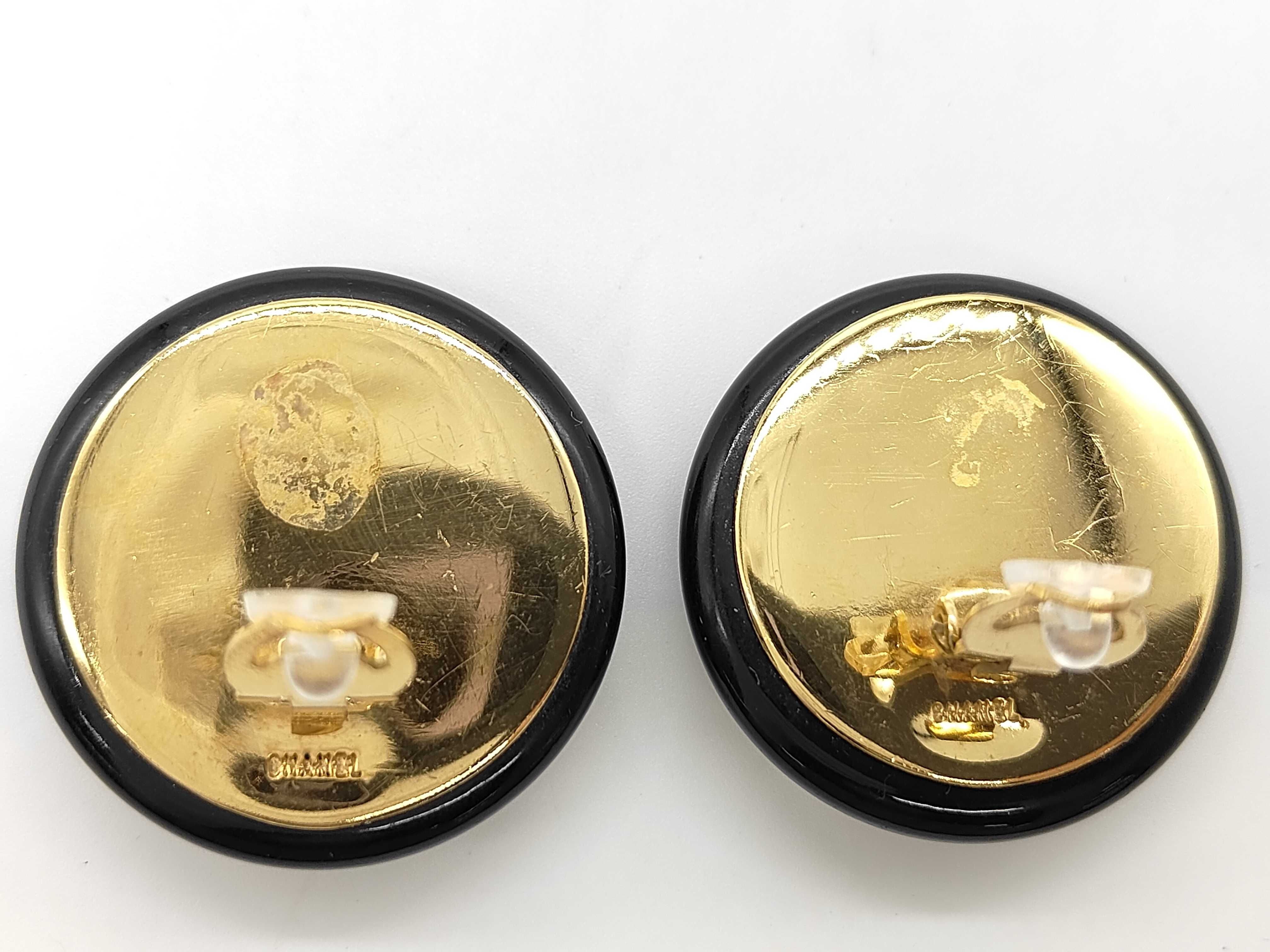 Coco Mark Gold Earrings — view 2