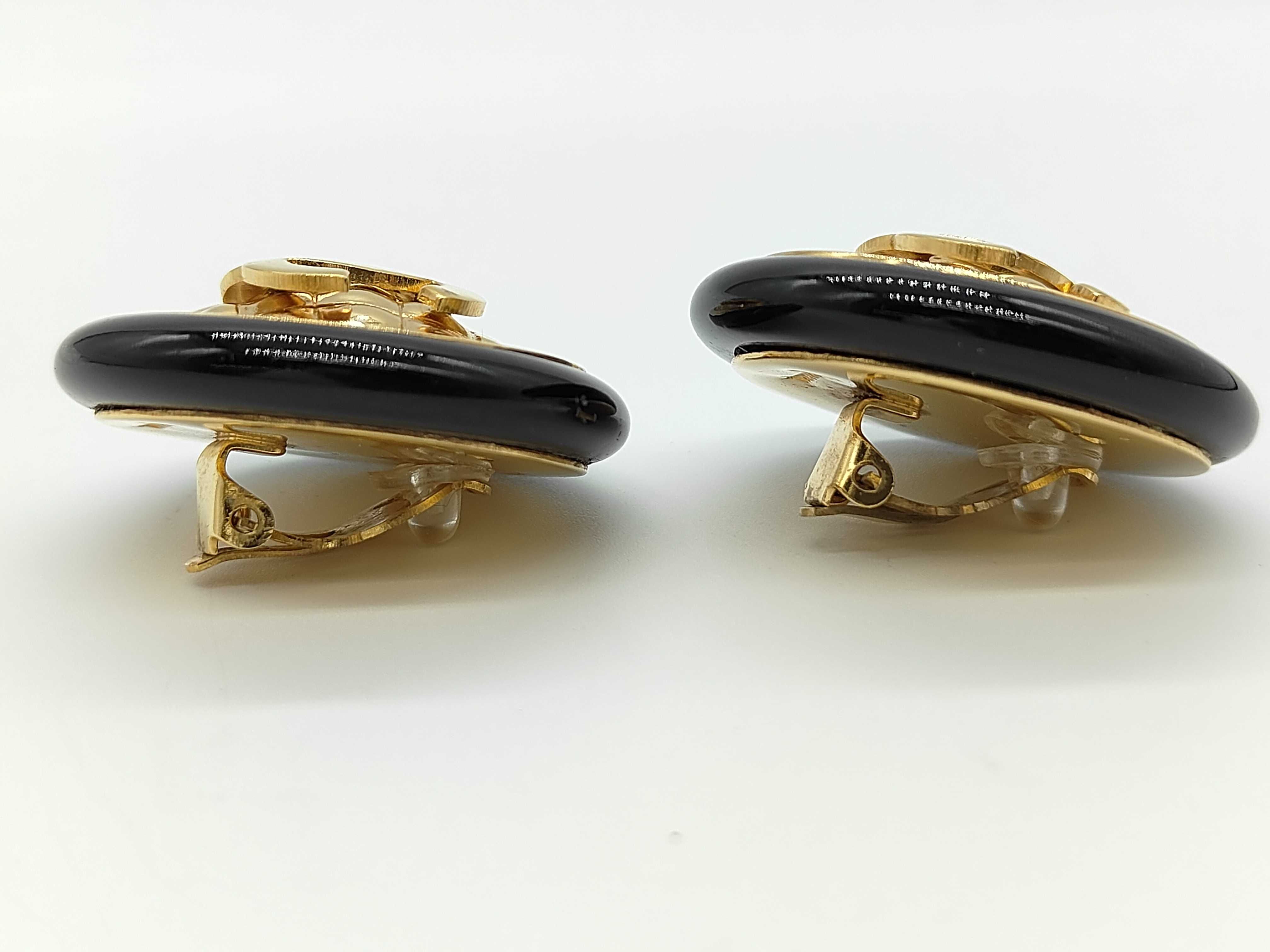 Coco Mark Gold Earrings — view 3