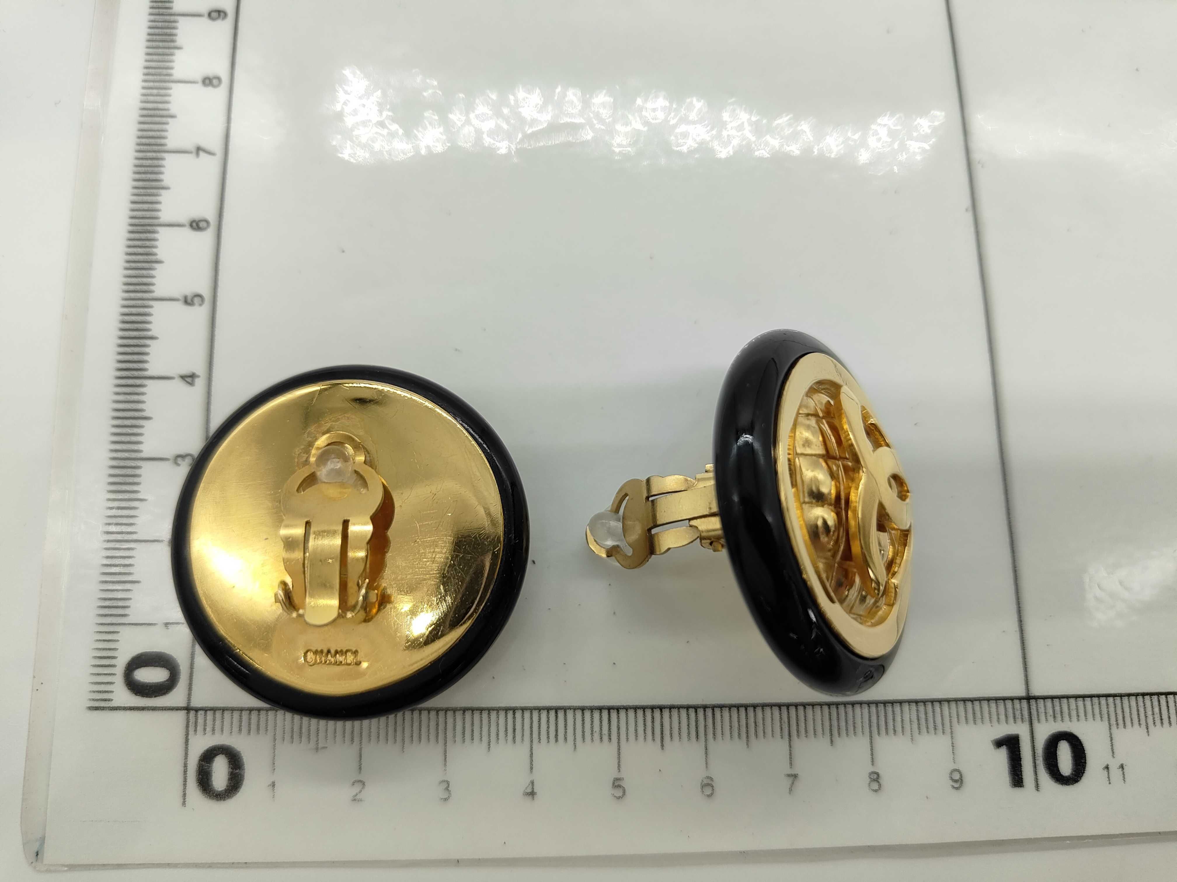 Coco Mark Gold Earrings — view 6