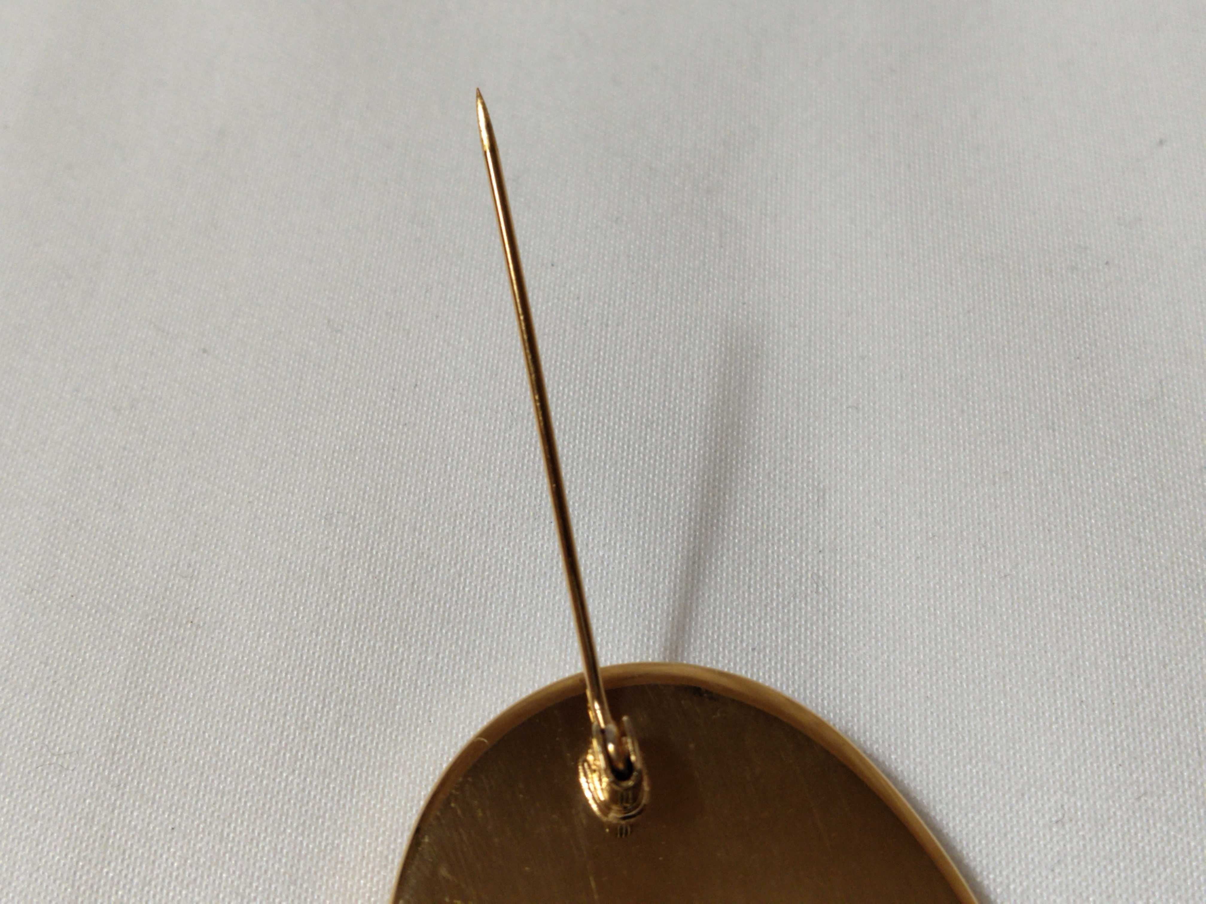 brooch, enamel brooch — view 3