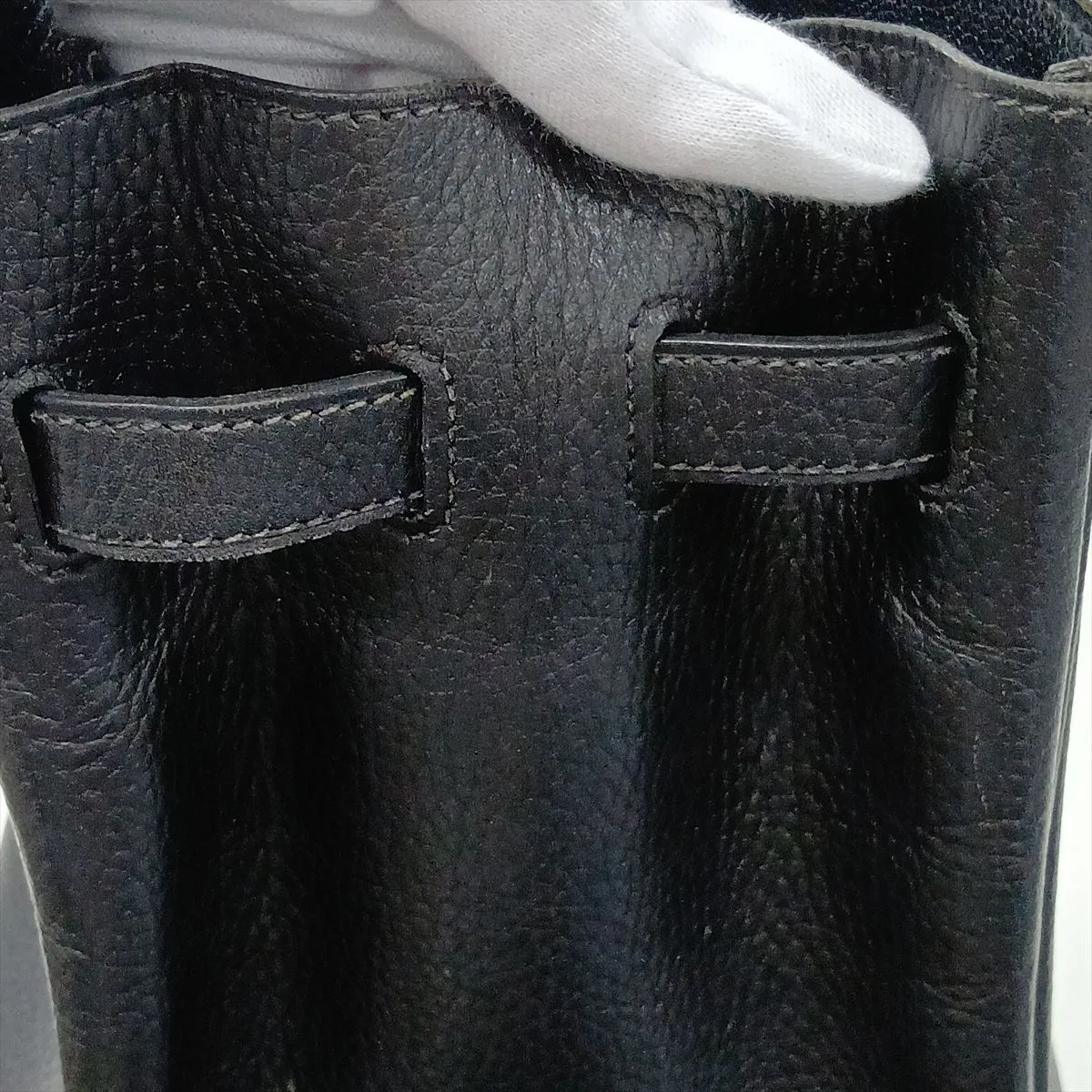[Individually packaged] Hermes Birkin 35 Letournée Ardennes Black Gold Hardware Z: 1996 — view 14