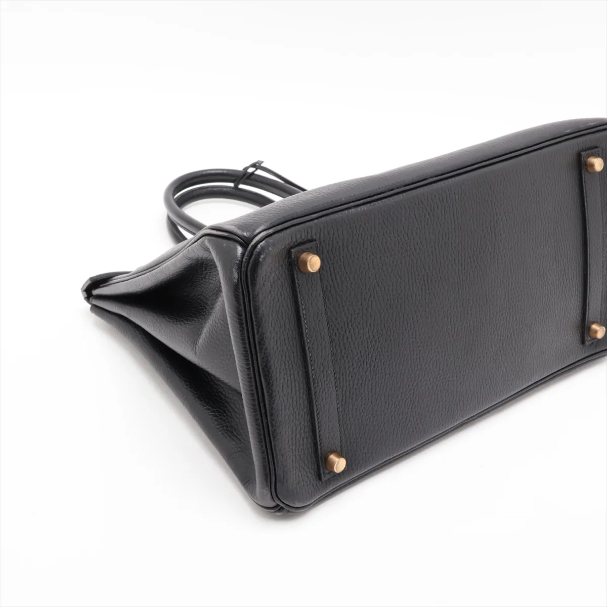 [Individually packaged] Hermes Birkin 35 Letournée Ardennes Black Gold Hardware Z: 1996 — view 4