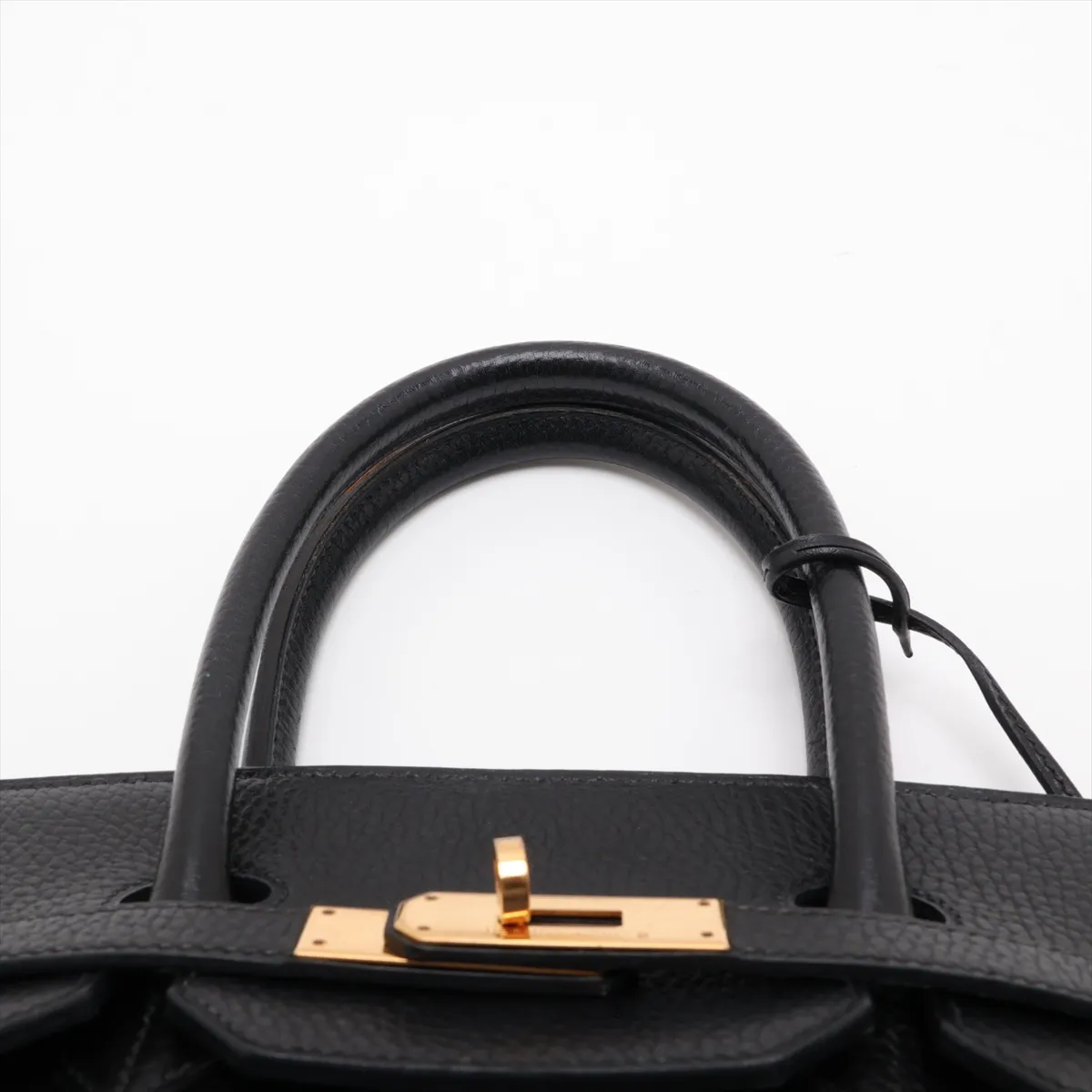[Individually packaged] Hermes Birkin 35 Letournée Ardennes Black Gold Hardware Z: 1996 — view 6