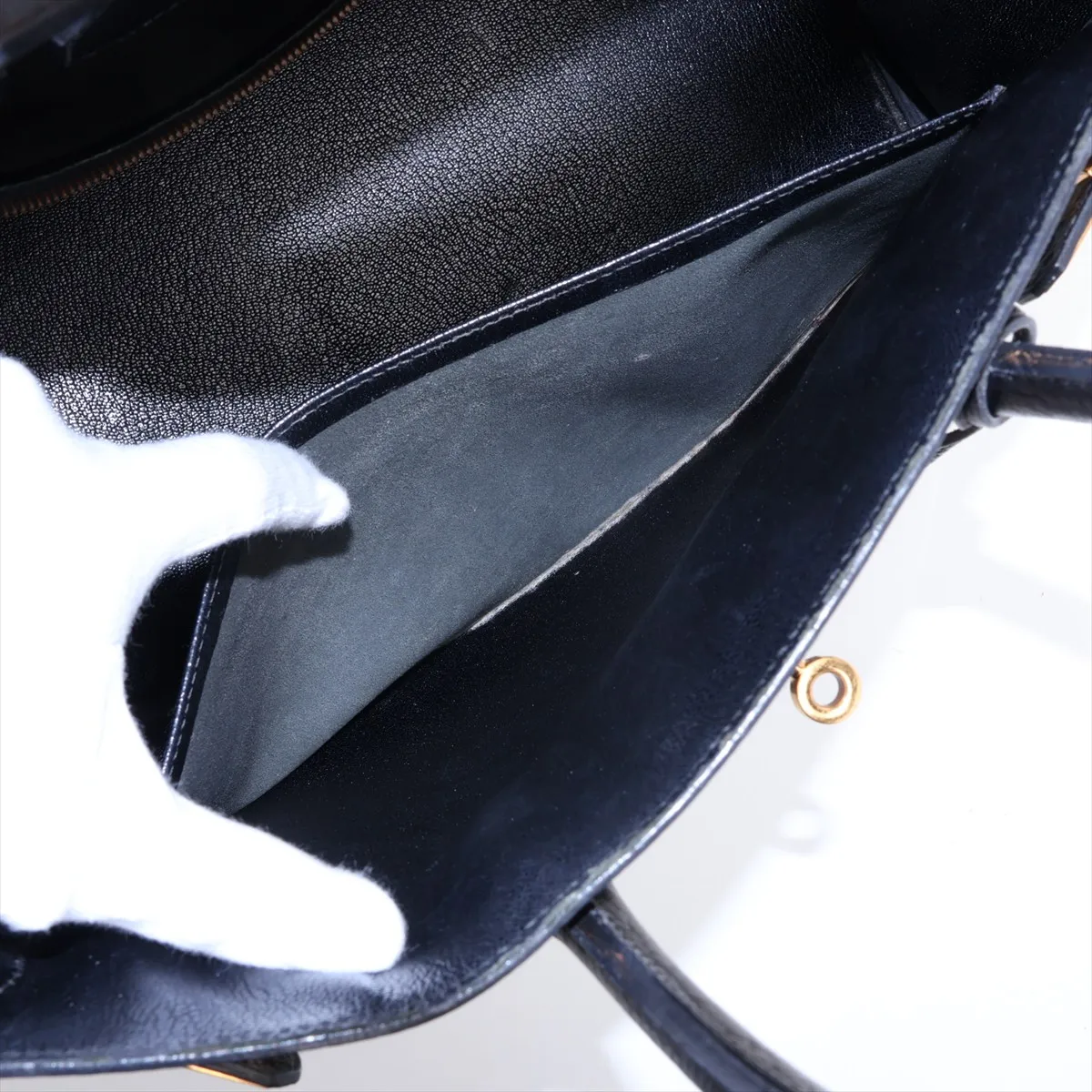 [Individually packaged] Hermes Birkin 35 Letournée Ardennes Black Gold Hardware Z: 1996 — view 9