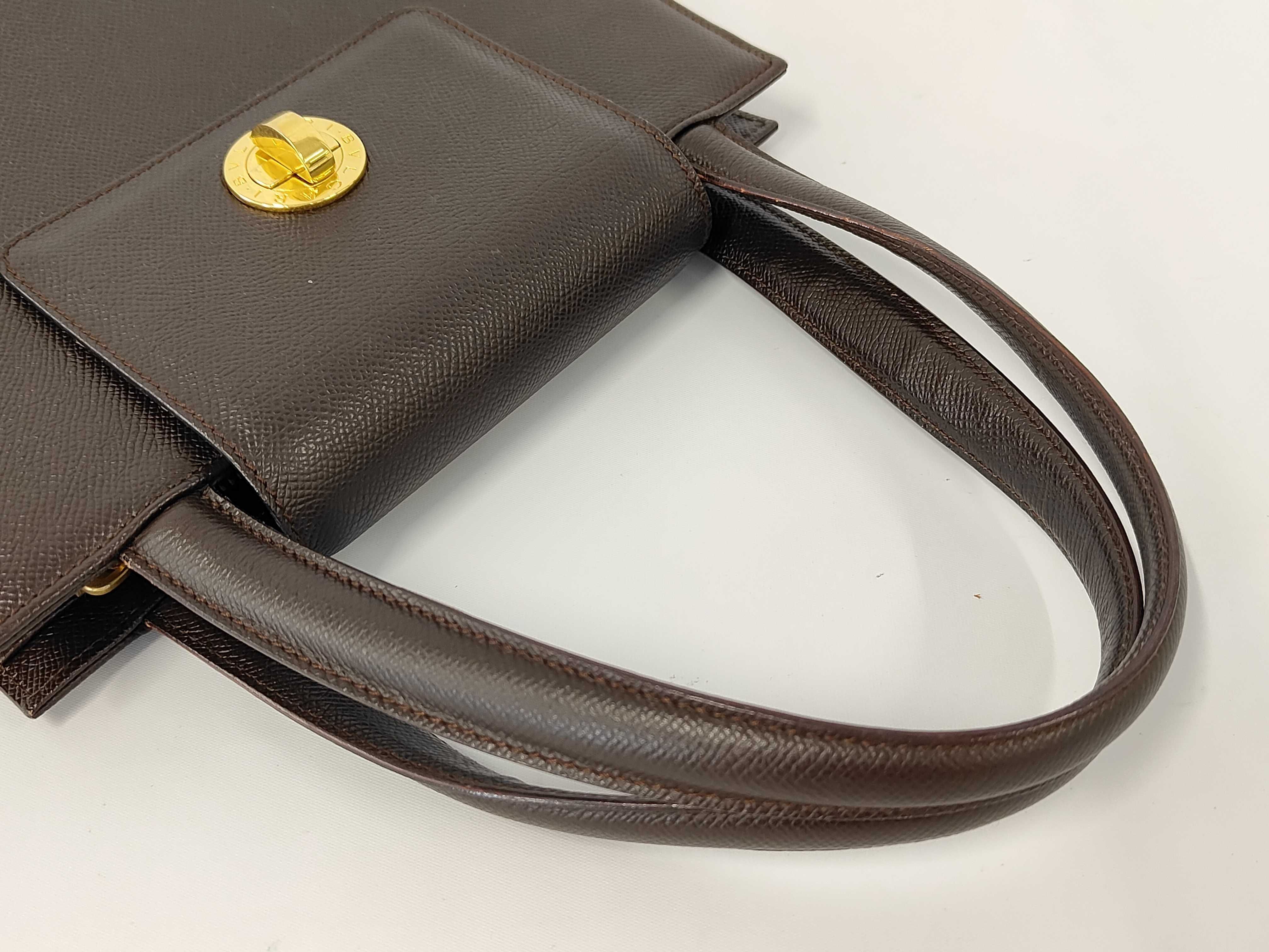 Turnlock Leather Handbag — view 3