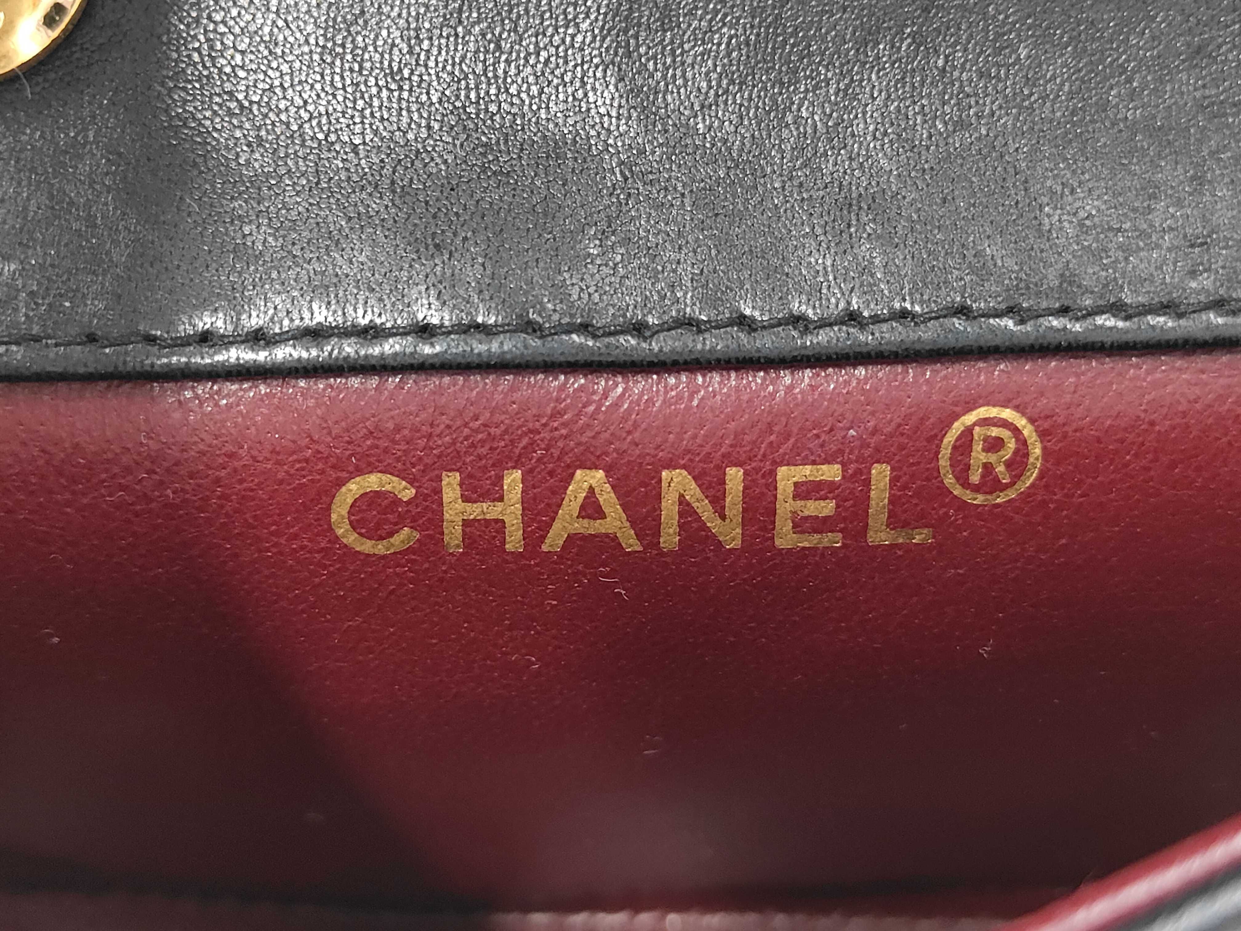 Lambskin Mini Matelassé Chain Shoulder Bag — view 10