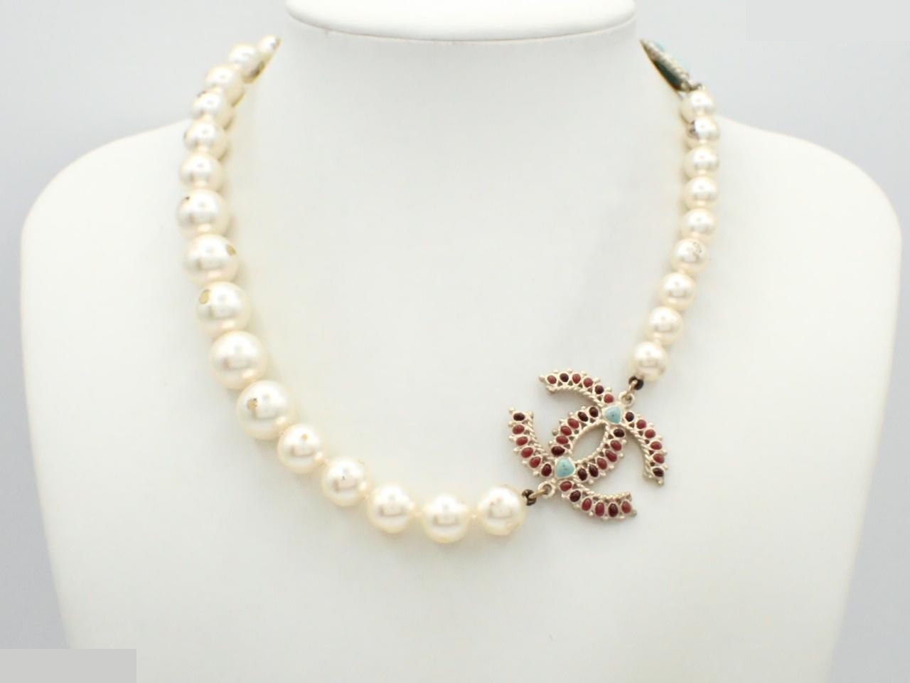 Coco Mark Gold Necklace — view 3