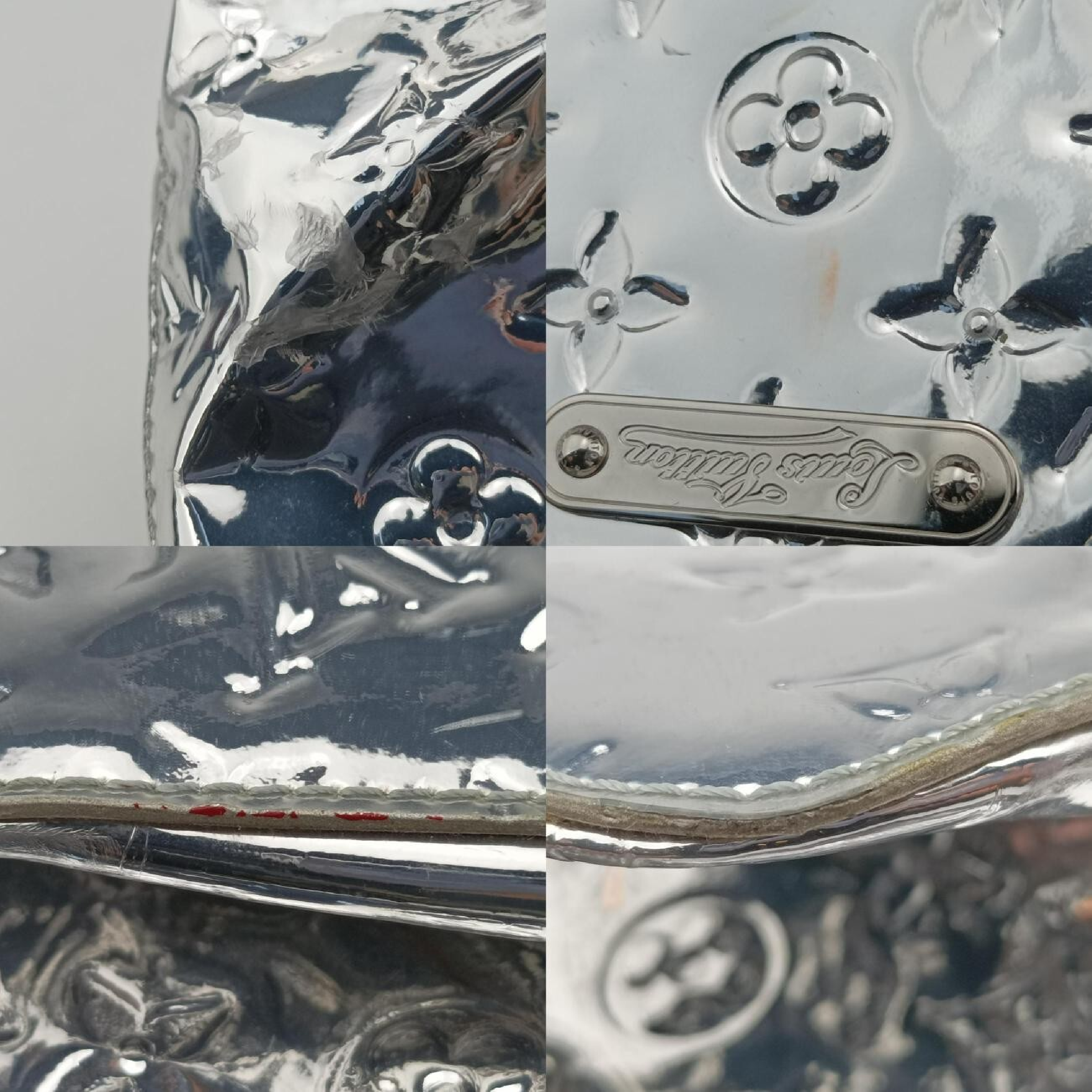 Bellevue PM Silver Monogram Miroir M95759 FO0018 Handbag — view 11