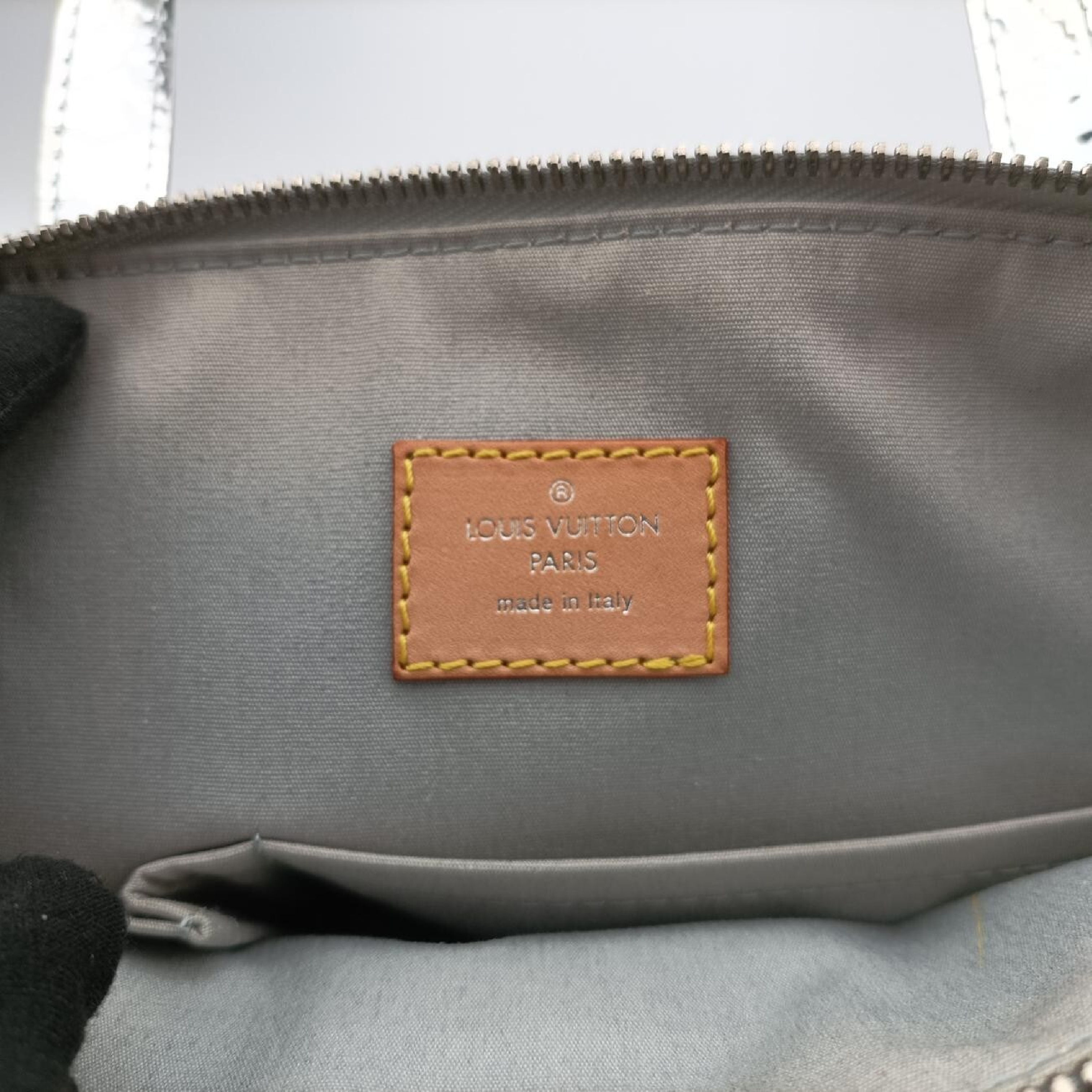 Bellevue PM Silver Monogram Miroir M95759 FO0018 Handbag — view 7