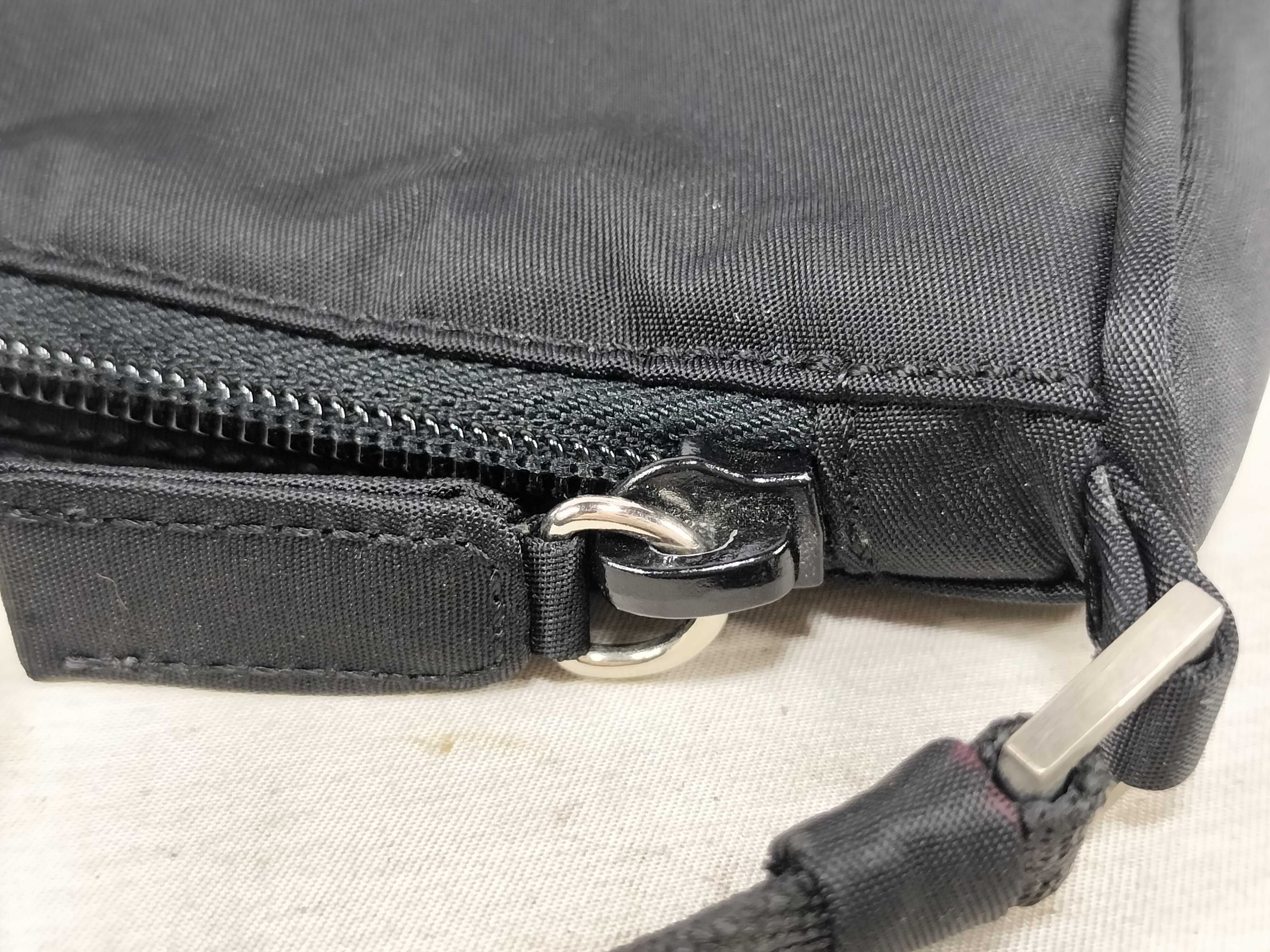 Nylon Prada Accessory Pouch Nylon Black Handbag — view 12