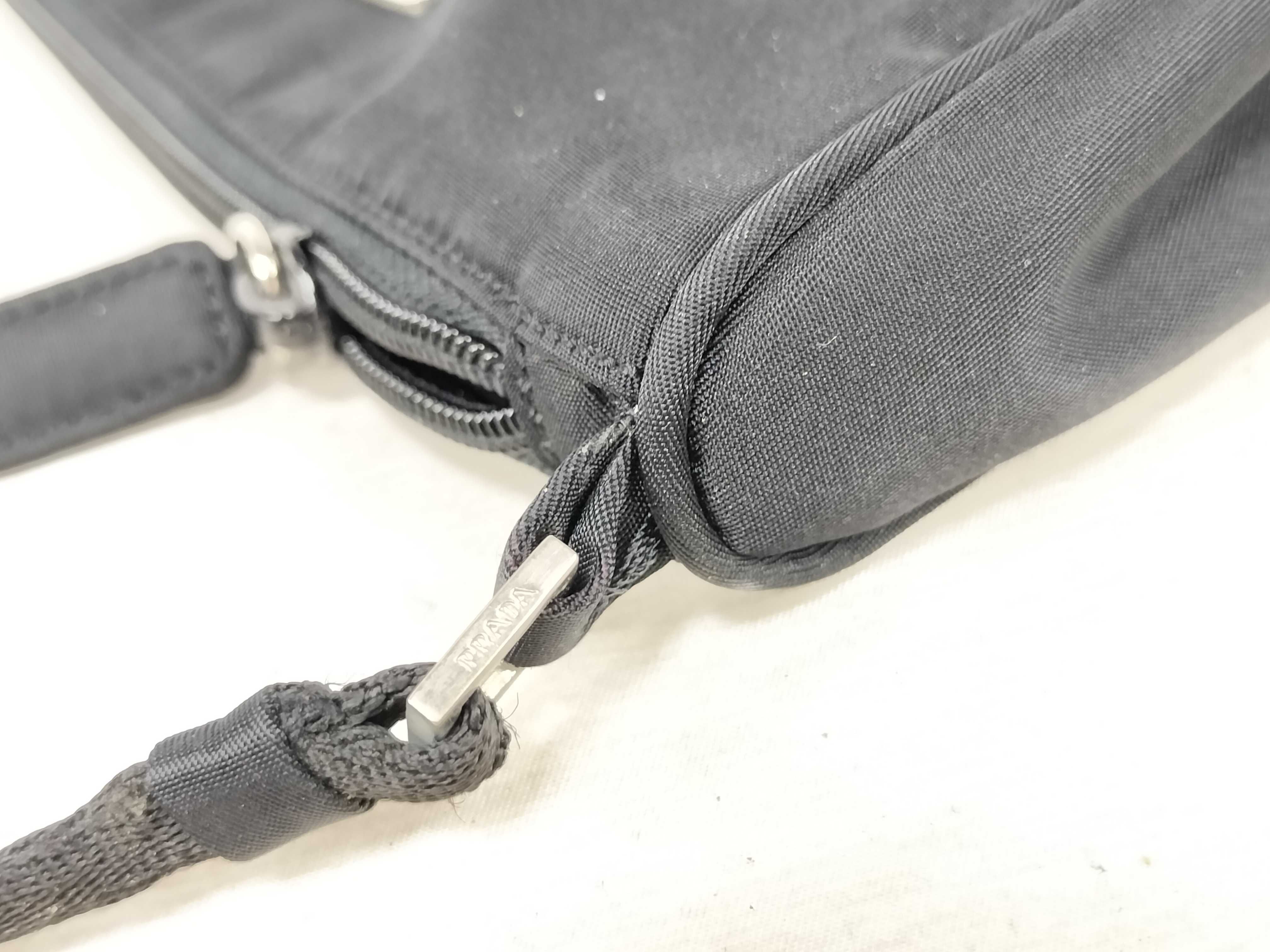 Nylon Prada Accessory Pouch Nylon Black Handbag — view 5