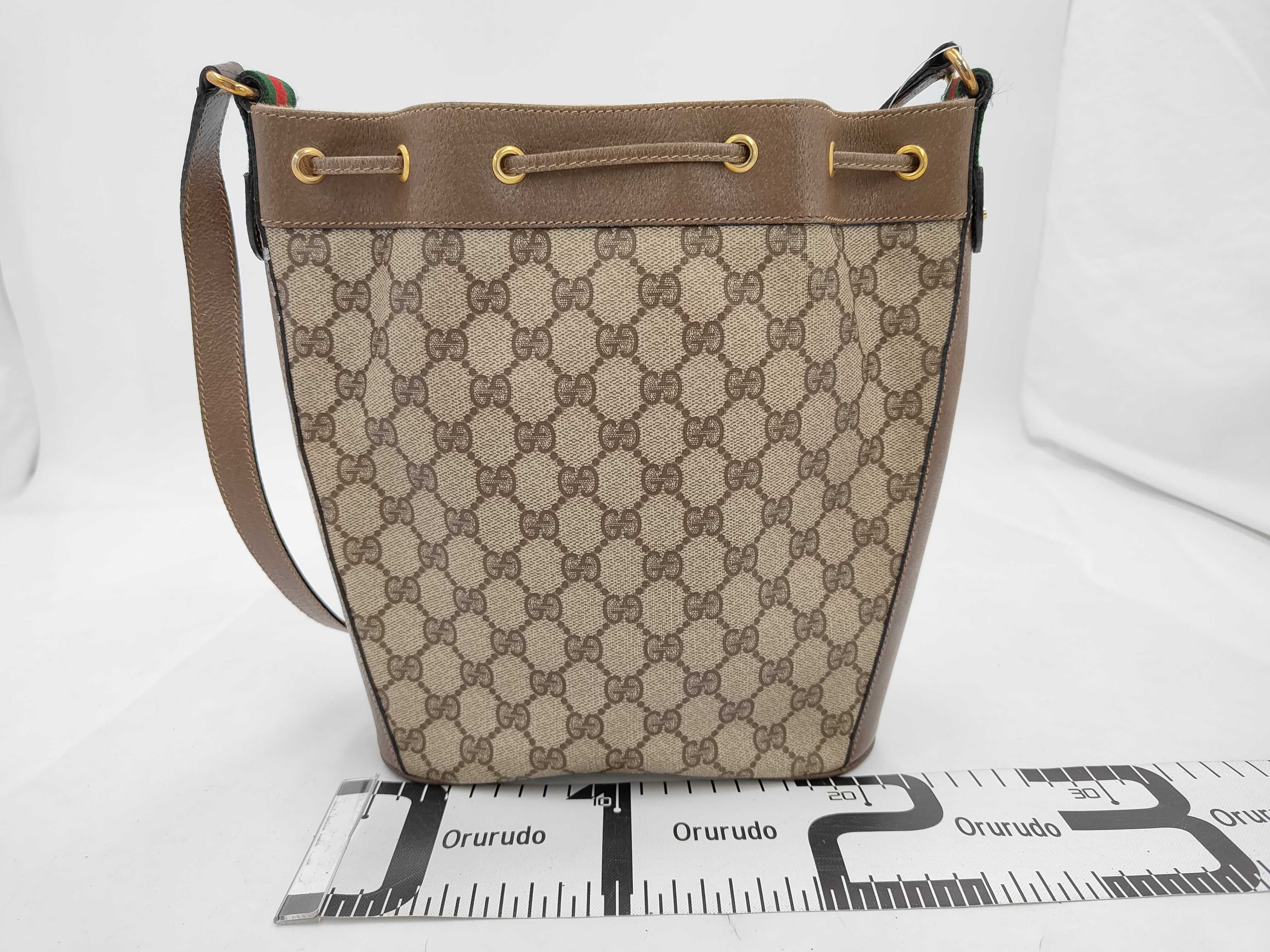 GG Old Gucci Drawstring Shoulder Bag — view 2