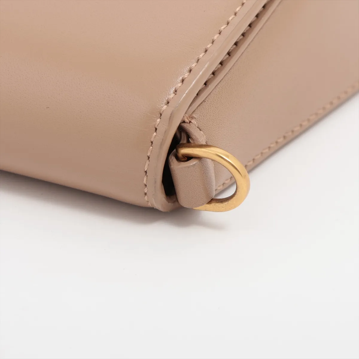 Voltaire Mini Leather Shoulder Bag Beige 800846 — view 12