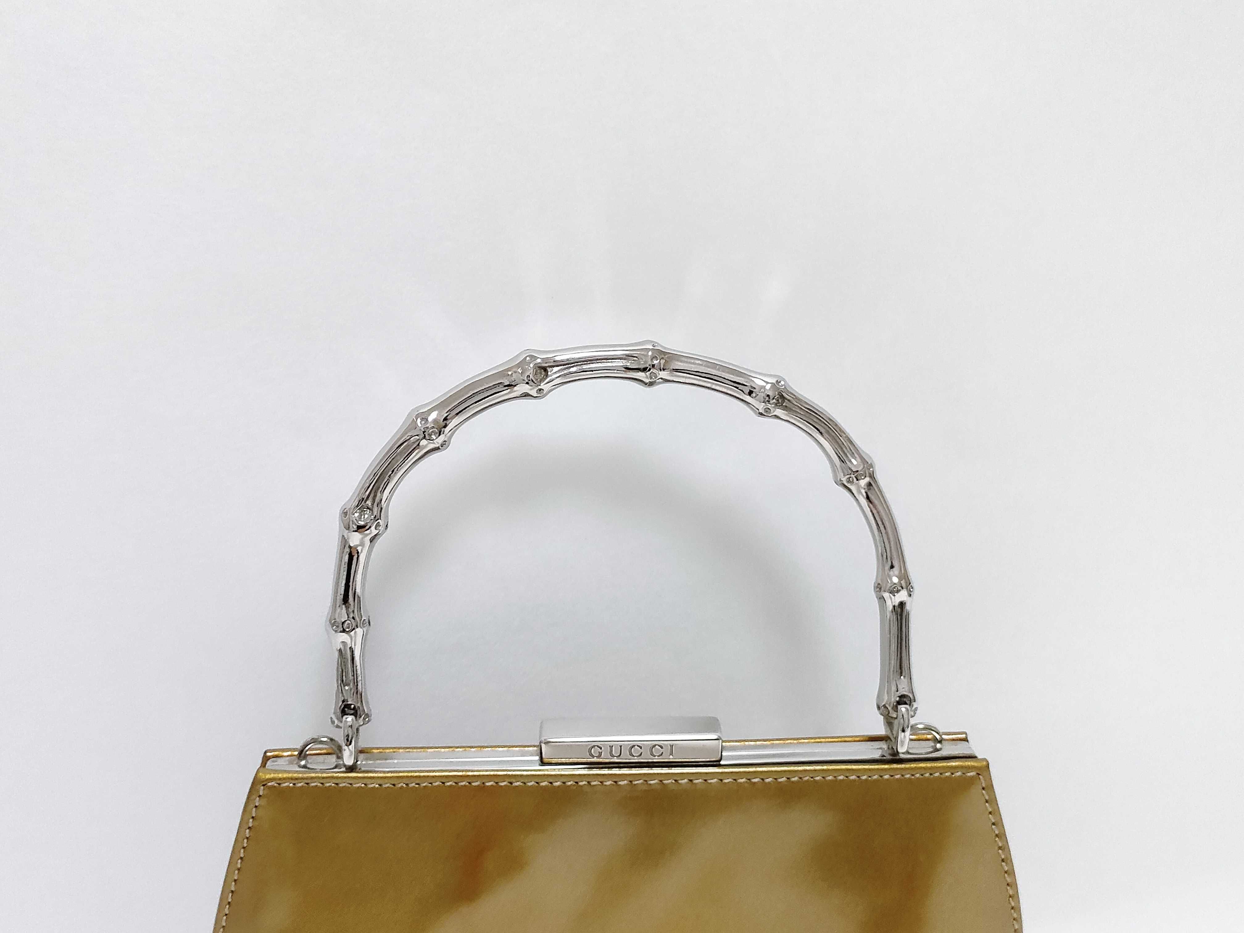 Bamboo Bag (Tom Ford Era) - Gold and Silver Bamboo Handbag — view 3