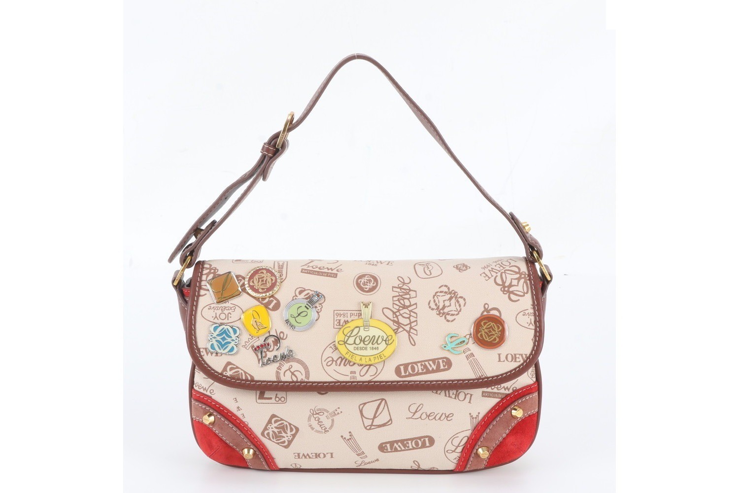 160th Anniversary Anagram Leather Shoulder Bag