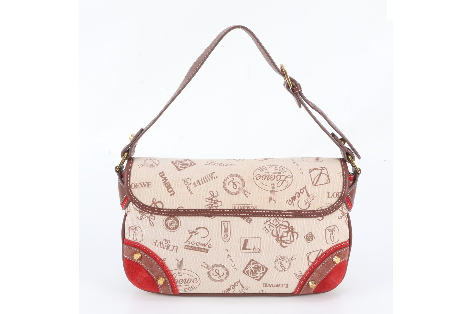 160th Anniversary Anagram Leather Shoulder Bag — view 3