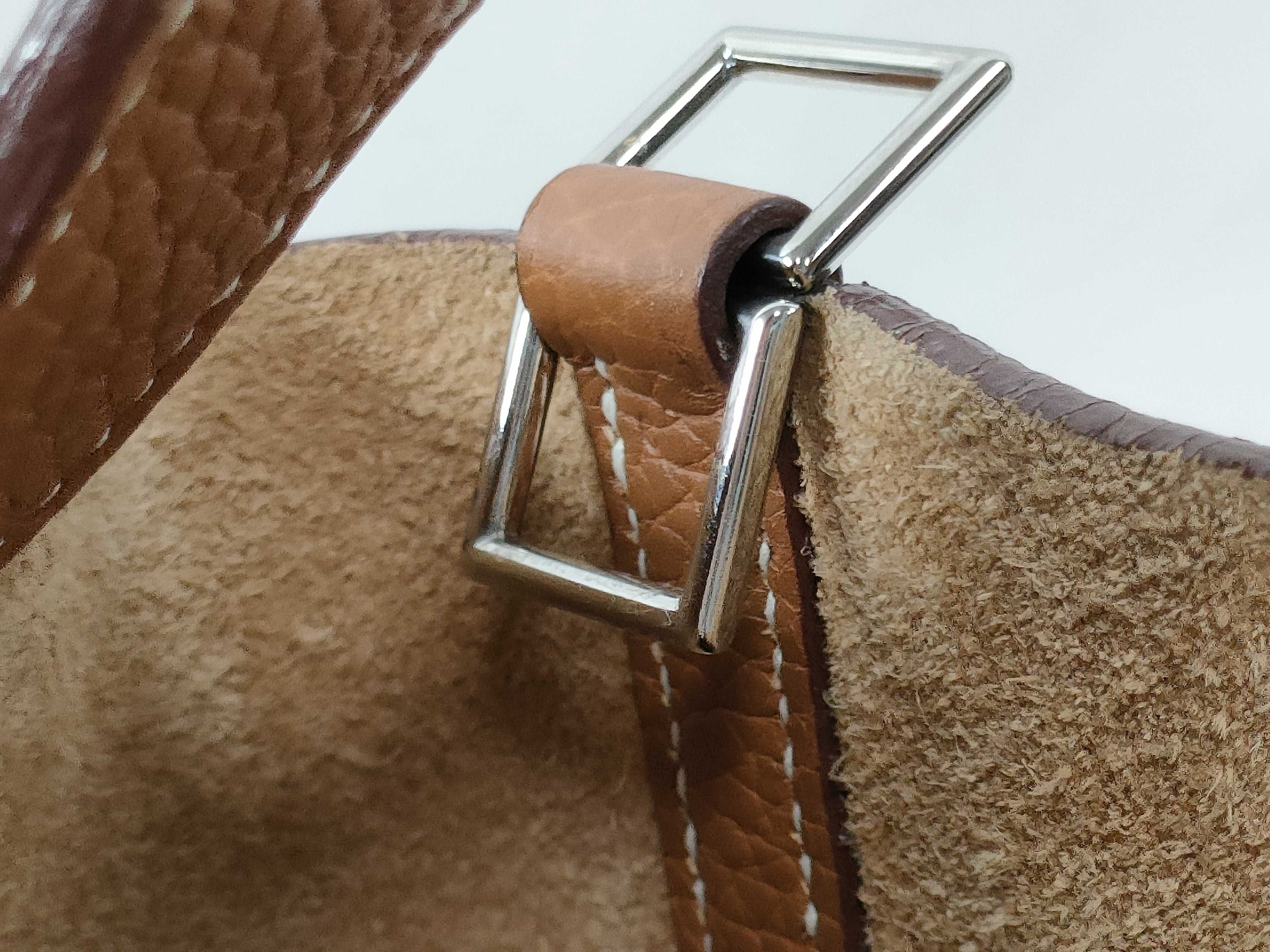 Picotin MM / Old Model / Taurillon Leather / Brown Handbag — view 11