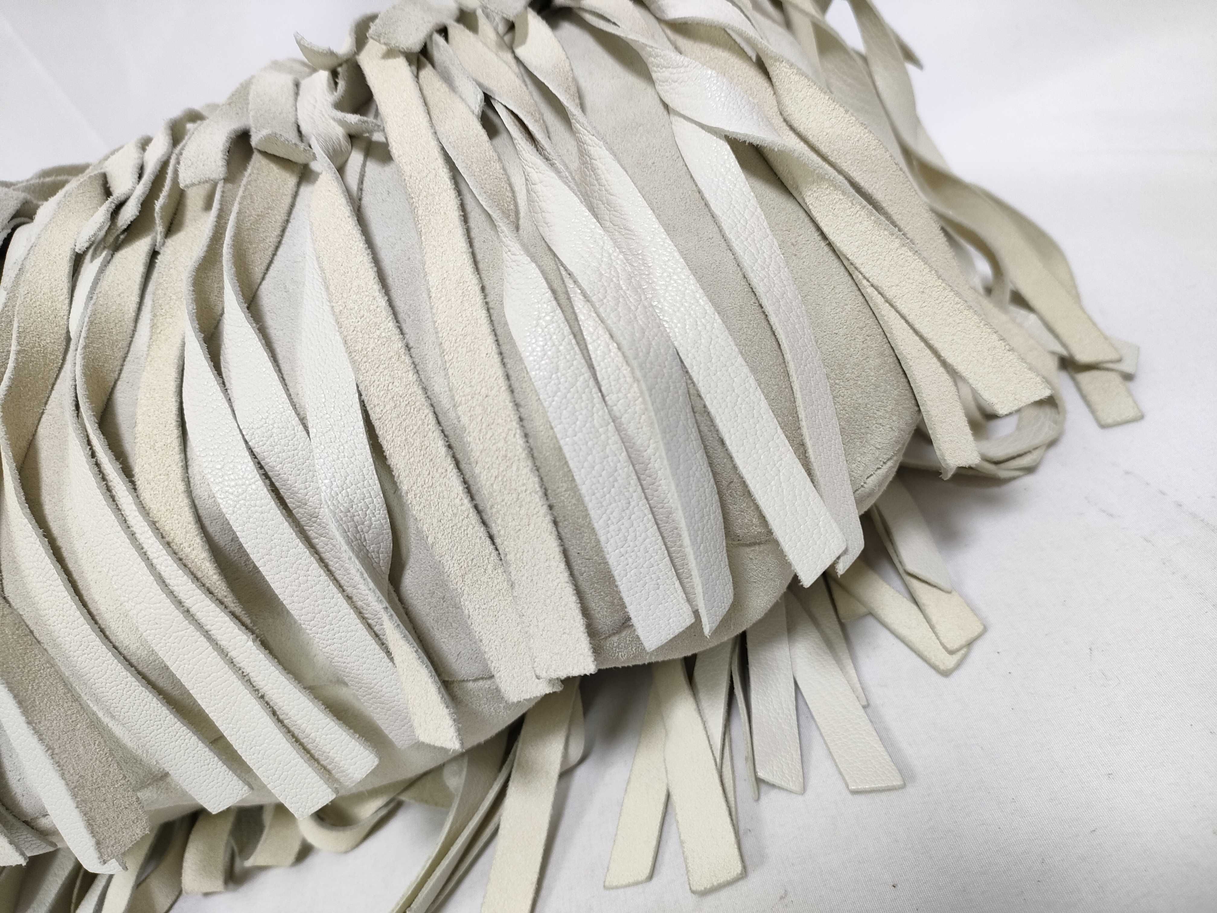 Saint-Tropez Fringe Chain Suede Shoulder Bag — view 4
