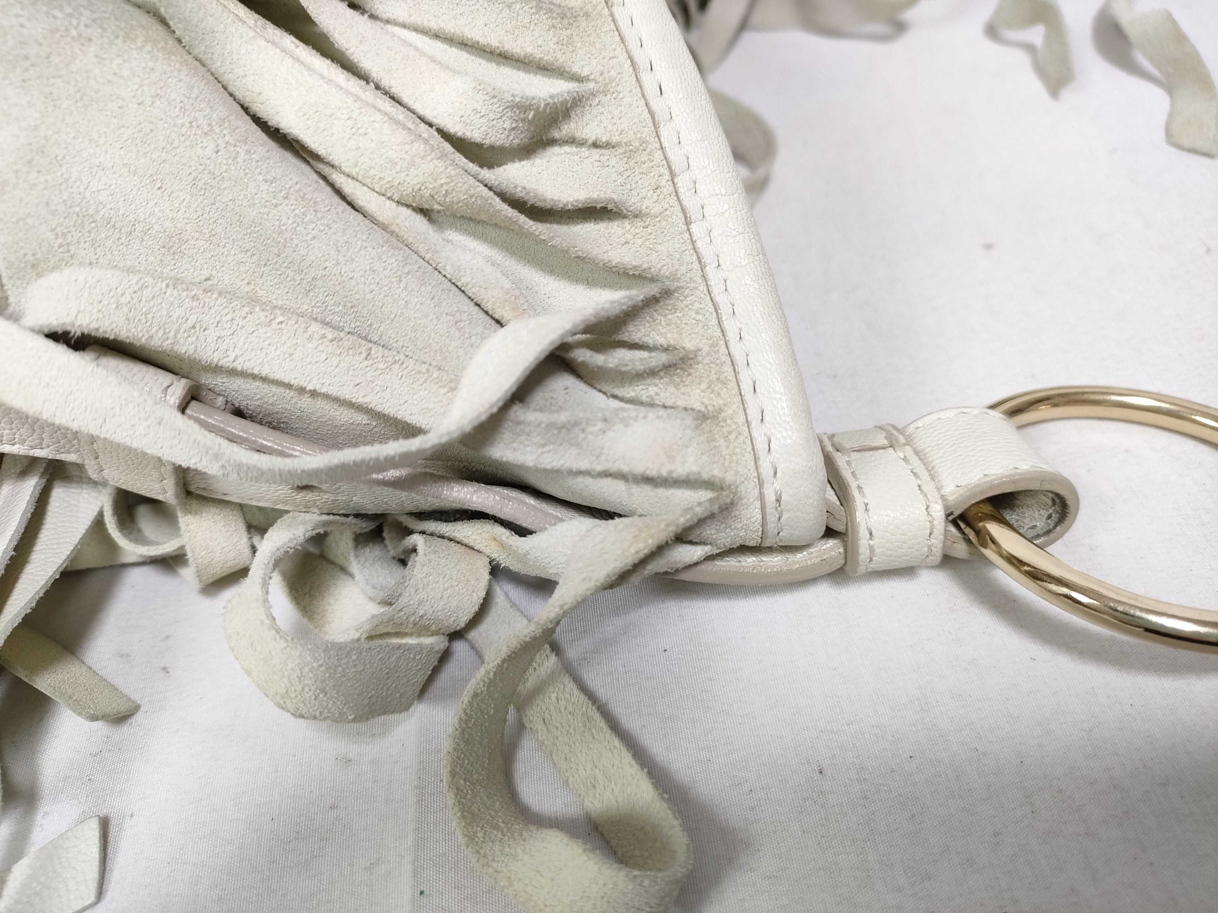 Saint-Tropez Fringe Chain Suede Shoulder Bag — view 7