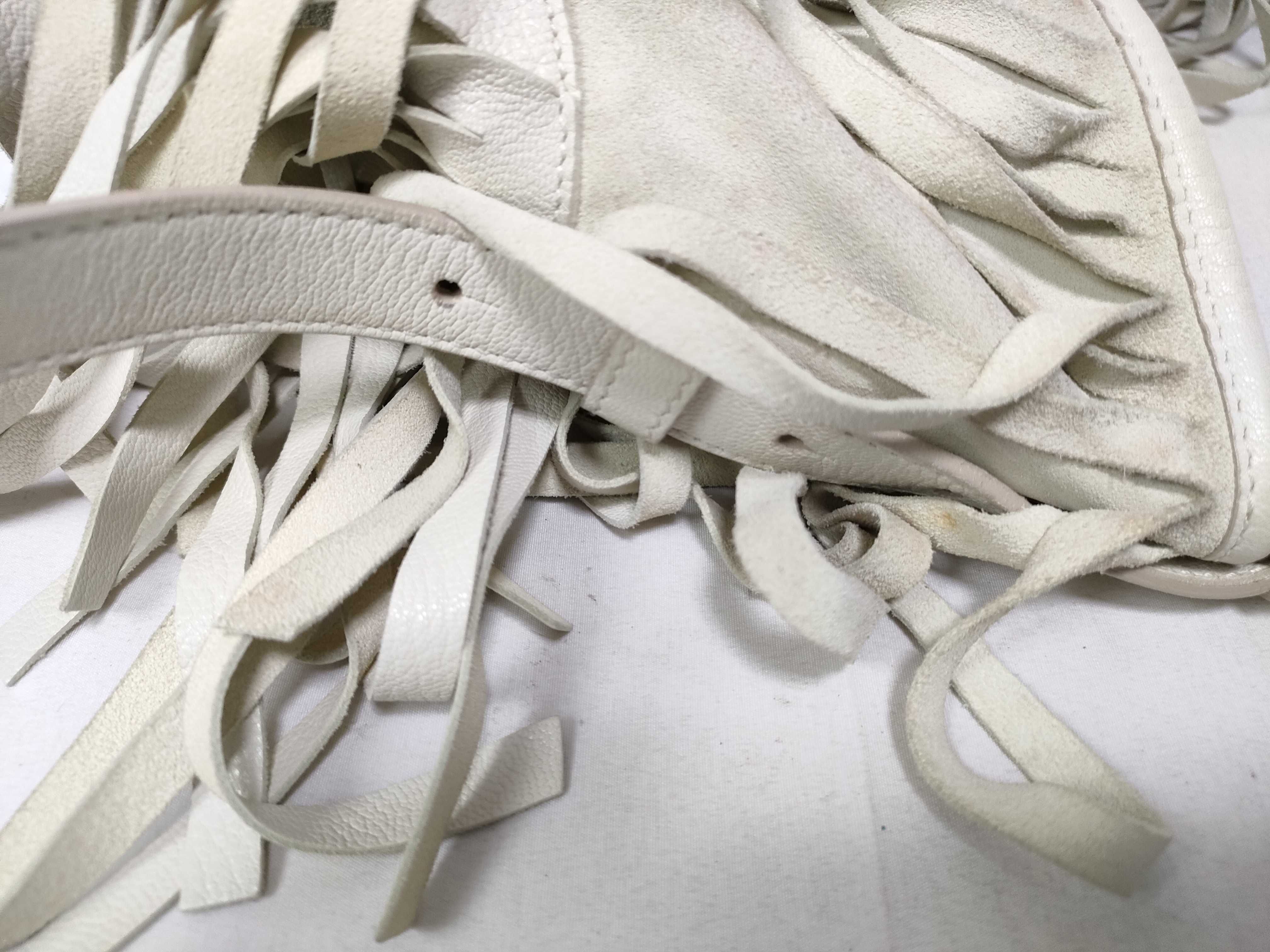 Saint-Tropez Fringe Chain Suede Shoulder Bag — view 8
