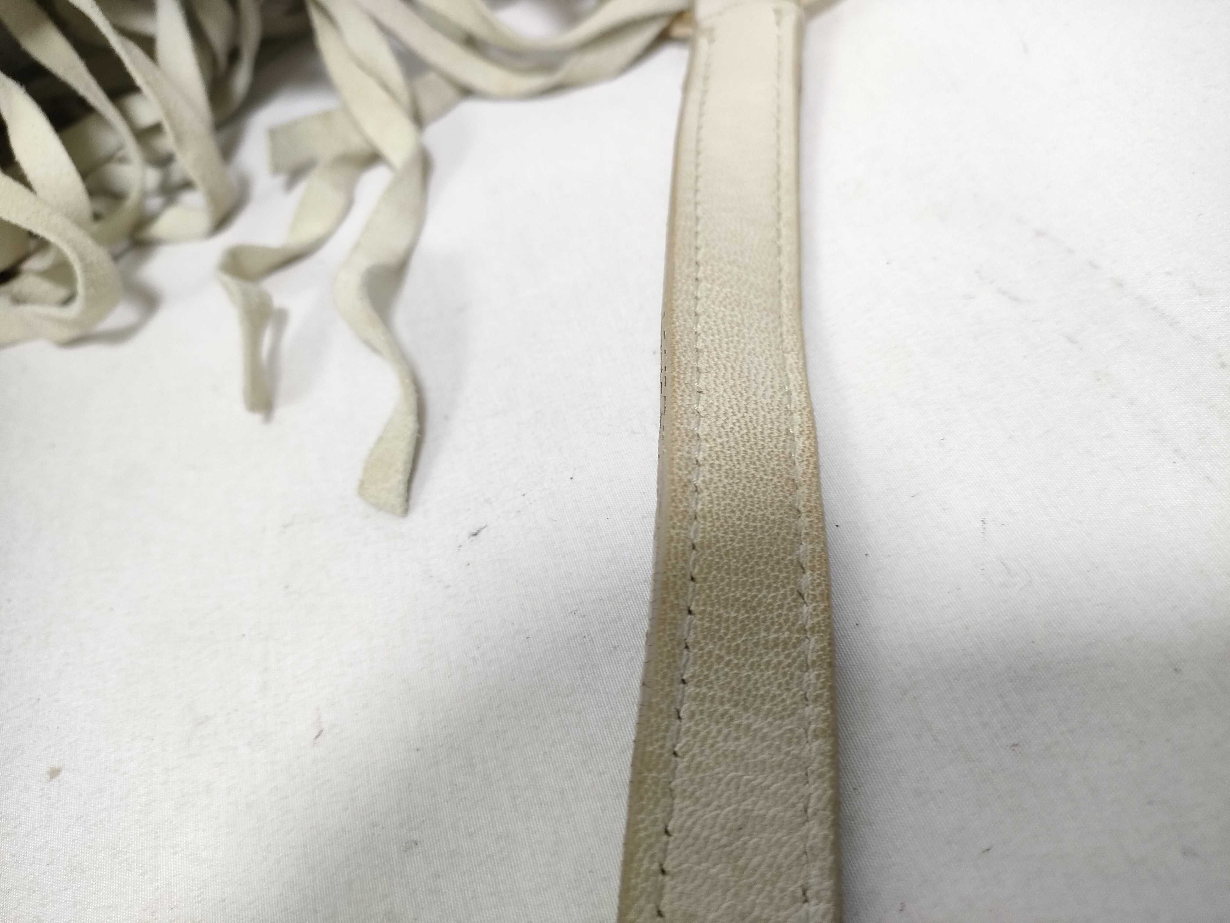 Saint-Tropez Fringe Chain Suede Shoulder Bag — view 9
