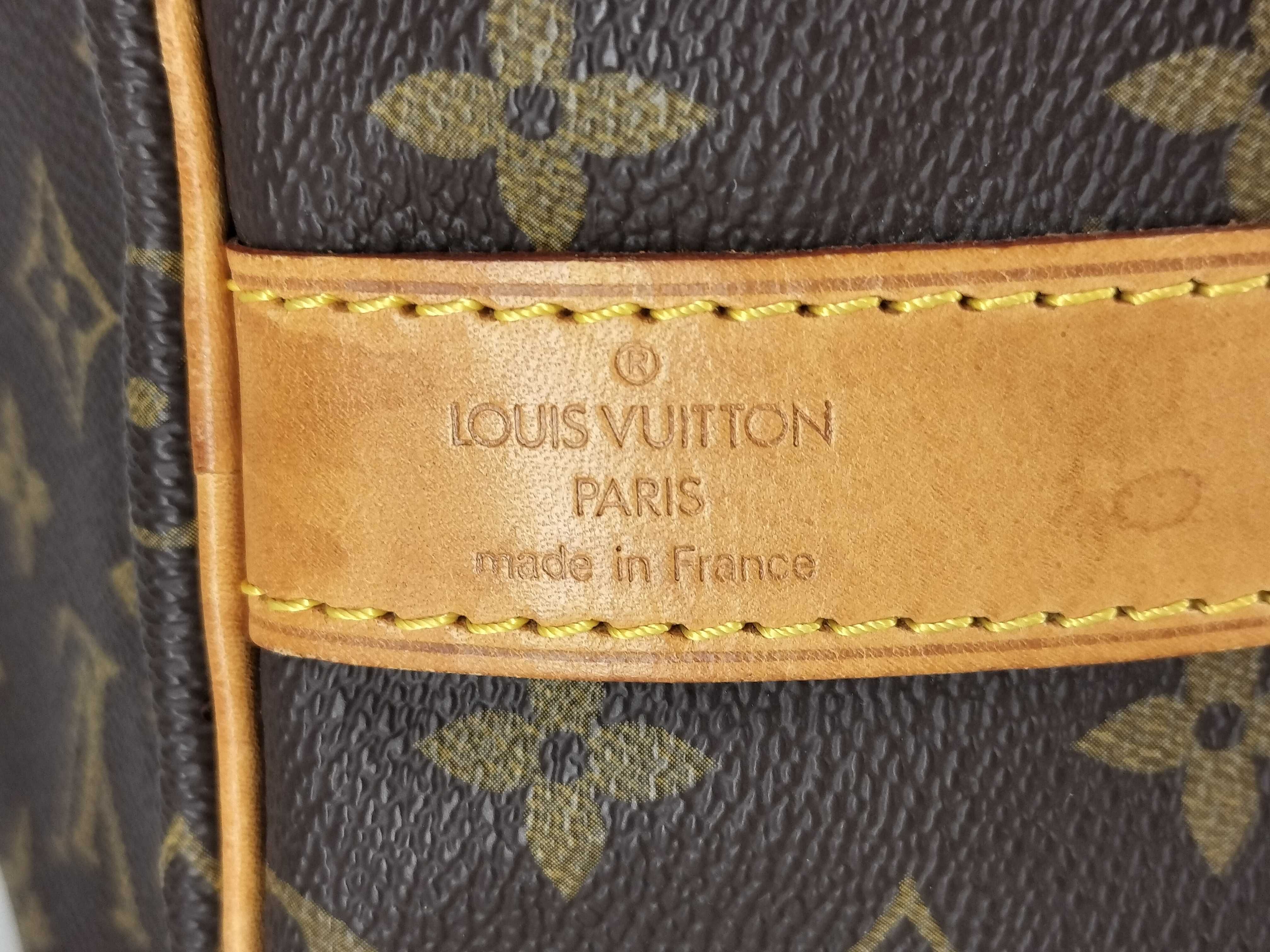 Monogram FR- Monogram Keepall Bandrière 55 M41414 Brown TH0918 Boston Bag — view 13