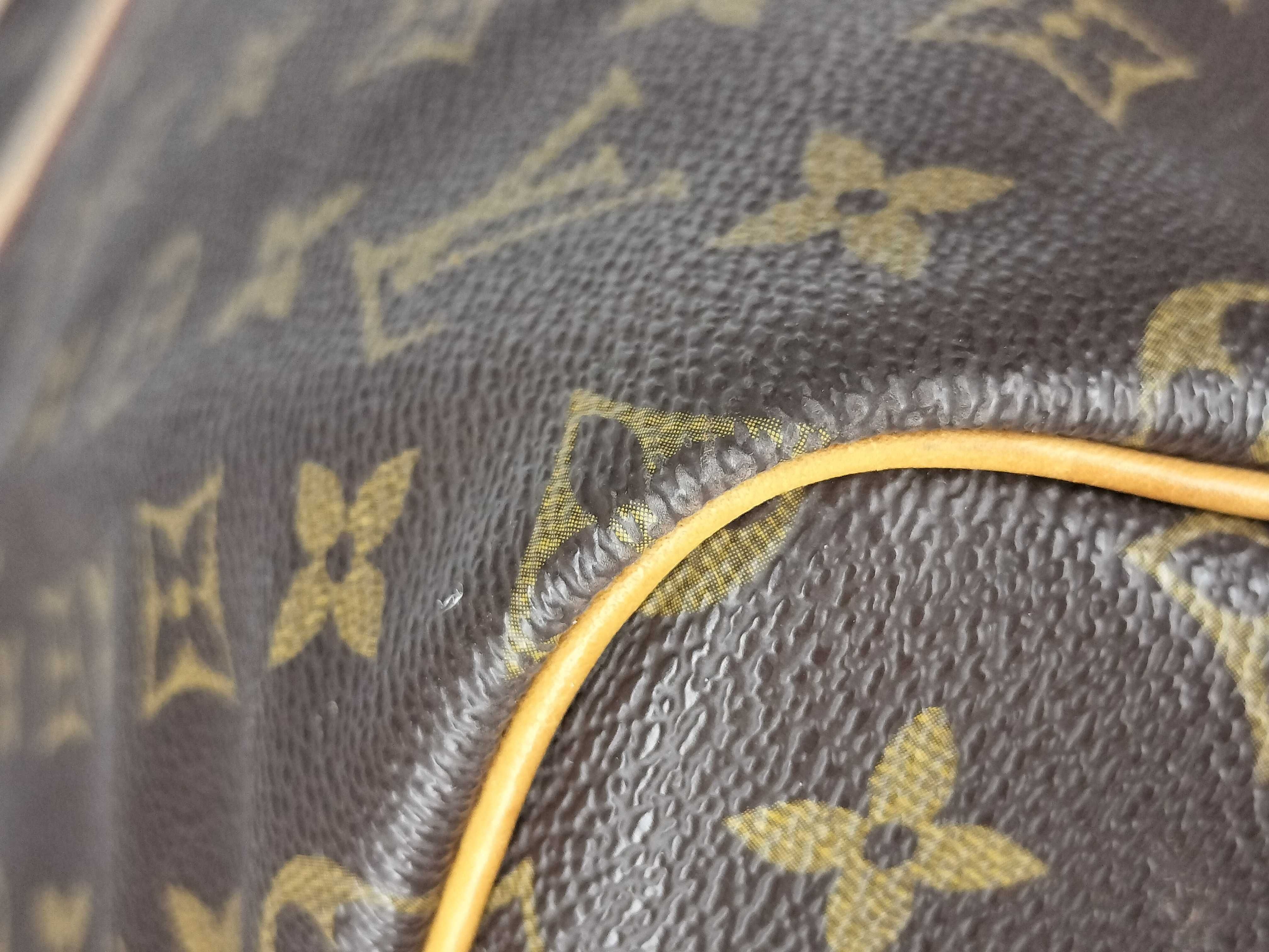 Monogram FR- Monogram Keepall Bandrière 55 M41414 Brown TH0918 Boston Bag — view 9