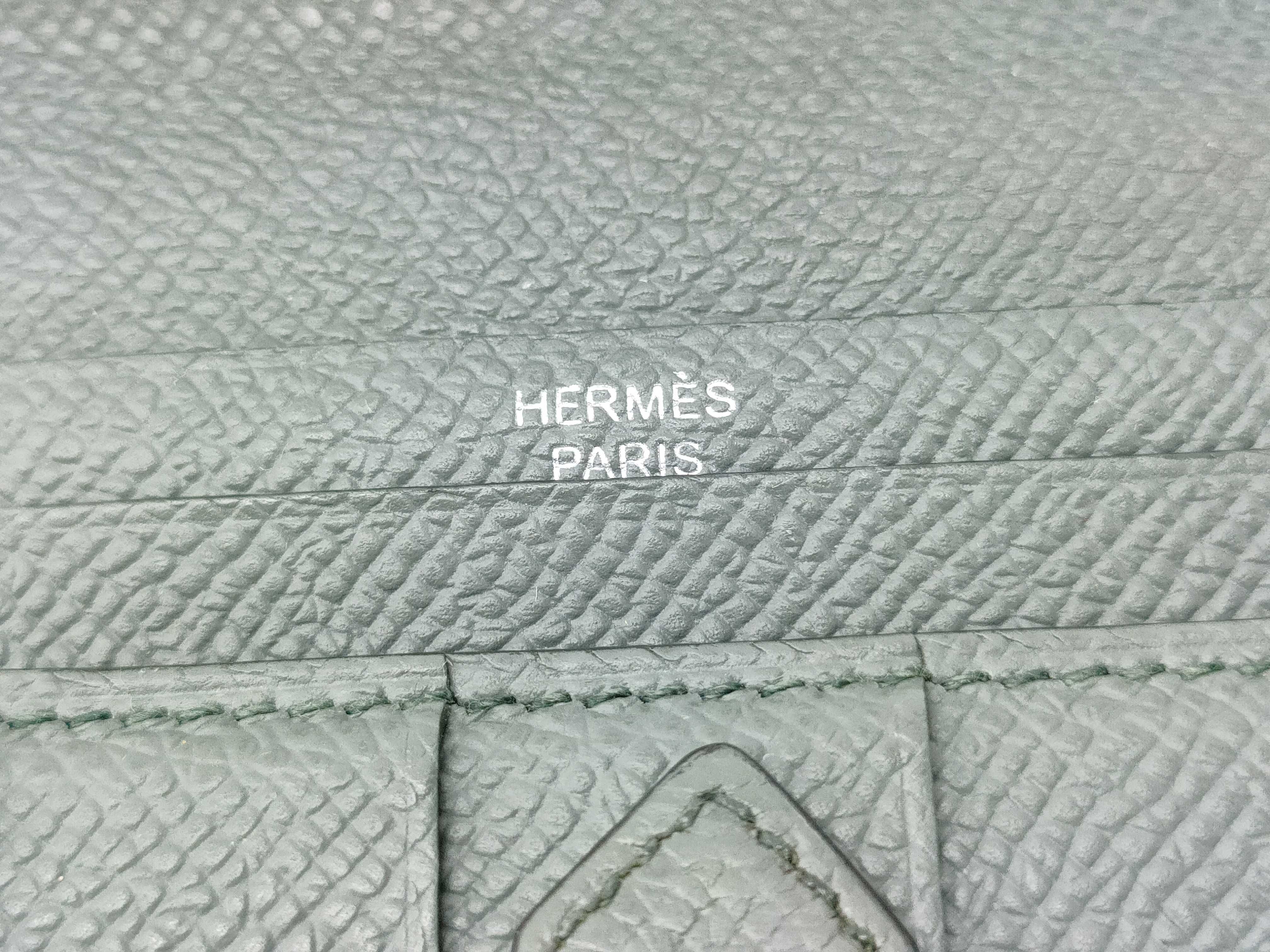 Bearn Hermes Bearn Soufflé Epsom Y stamp wallet — view 14