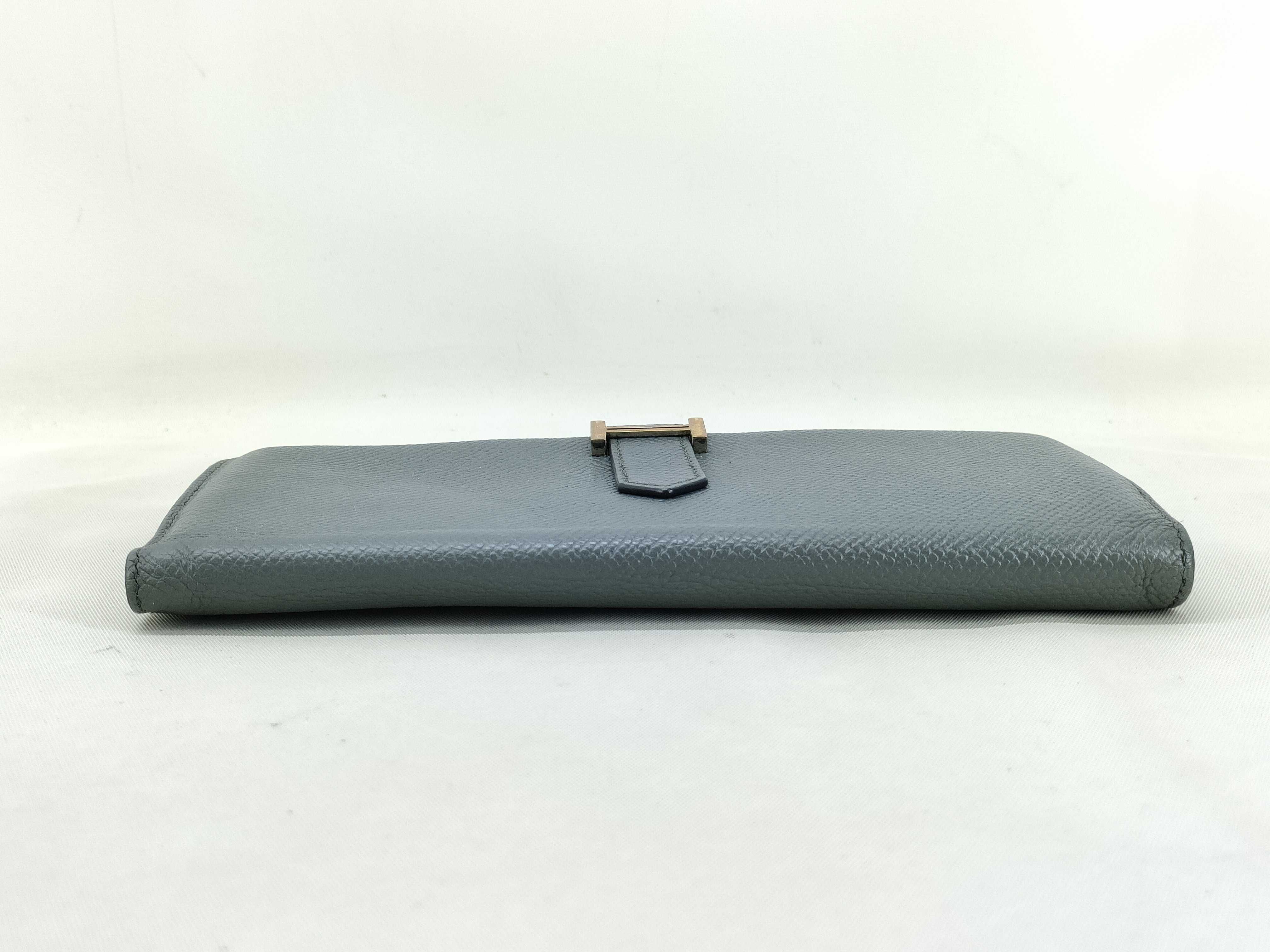 Bearn Hermes Bearn Soufflé Epsom Y stamp wallet — view 3
