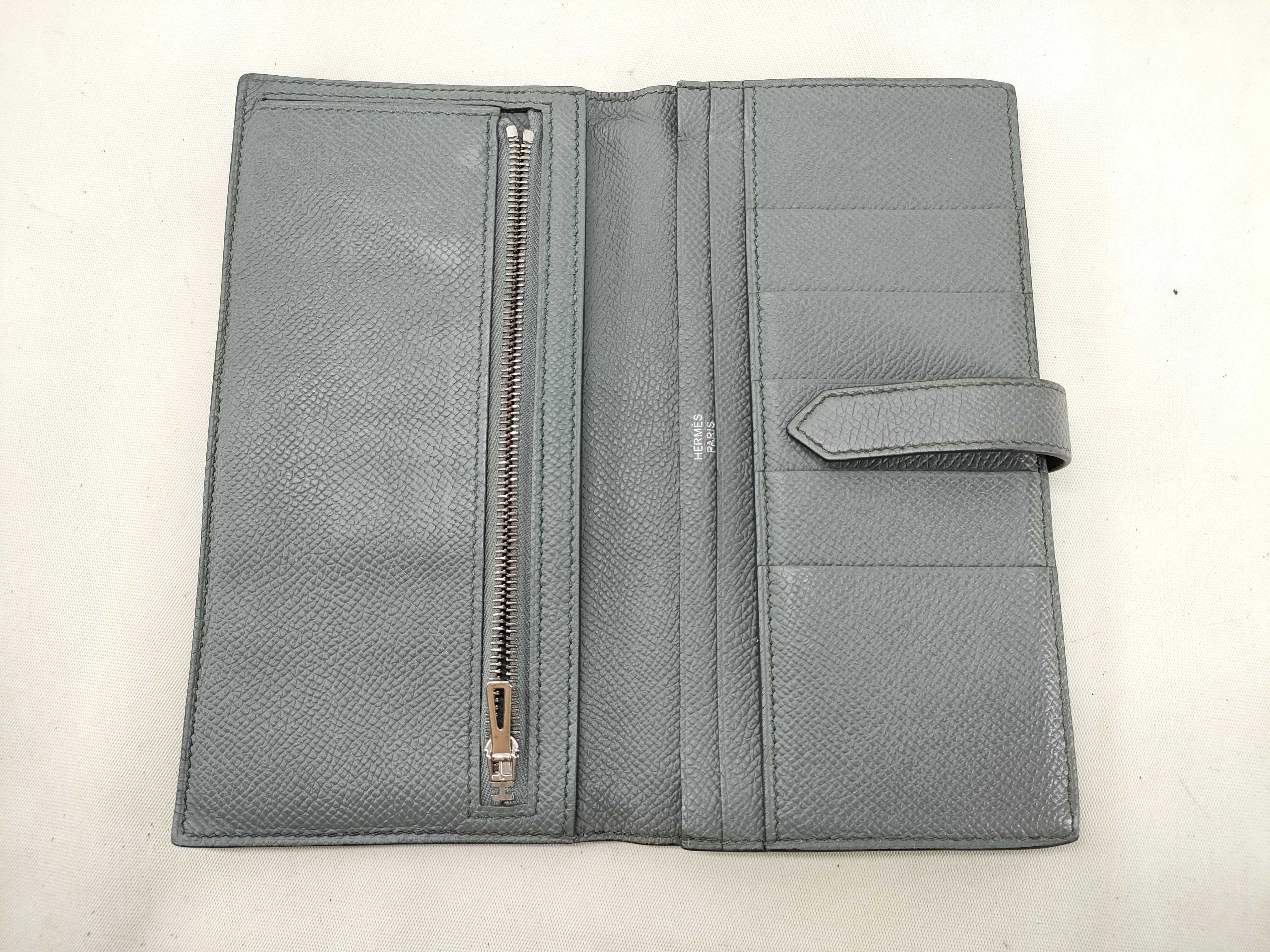 Bearn Hermes Bearn Soufflé Epsom Y stamp wallet — view 7