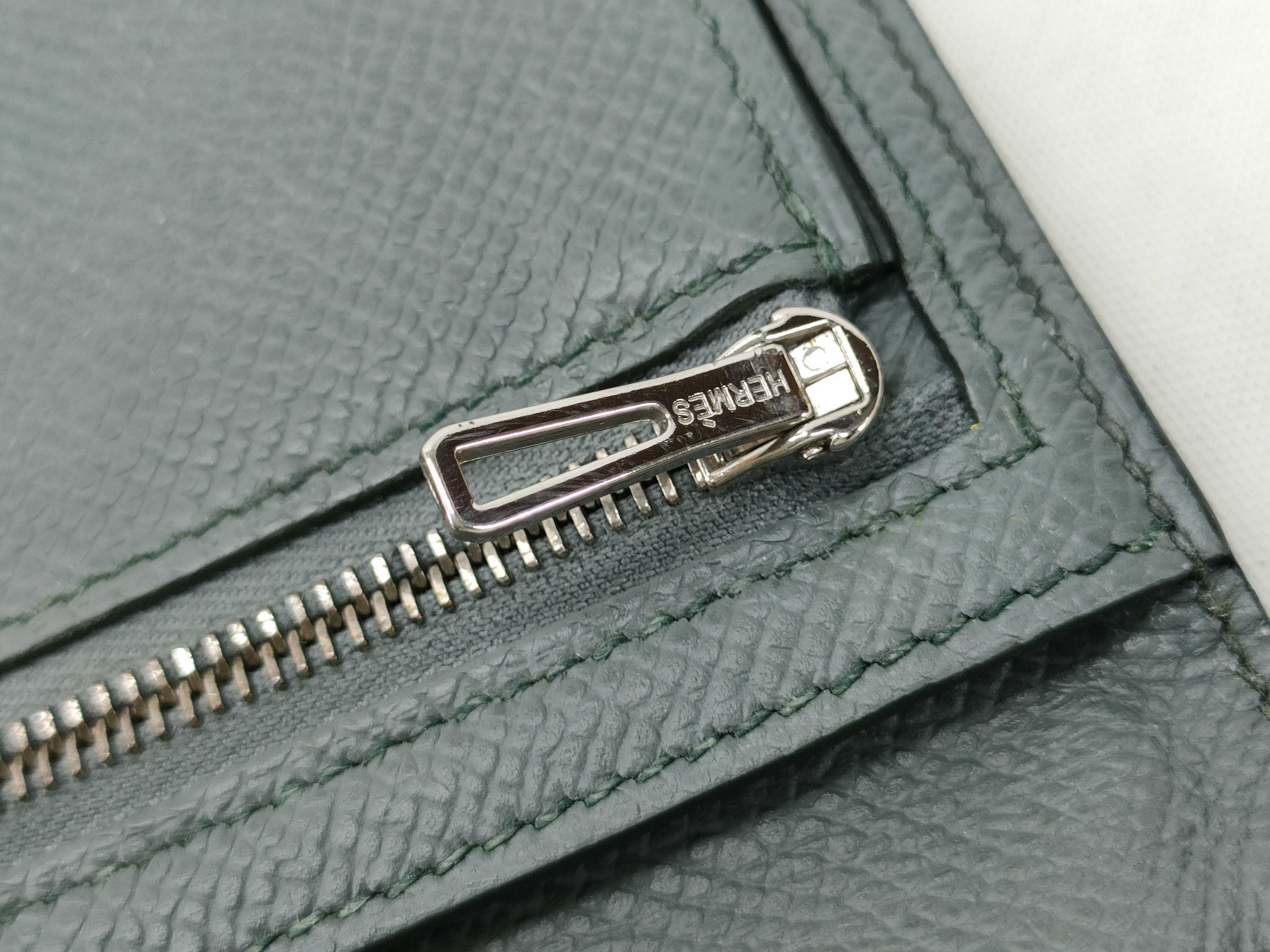 Bearn Hermes Bearn Soufflé Epsom Y stamp wallet — view 10