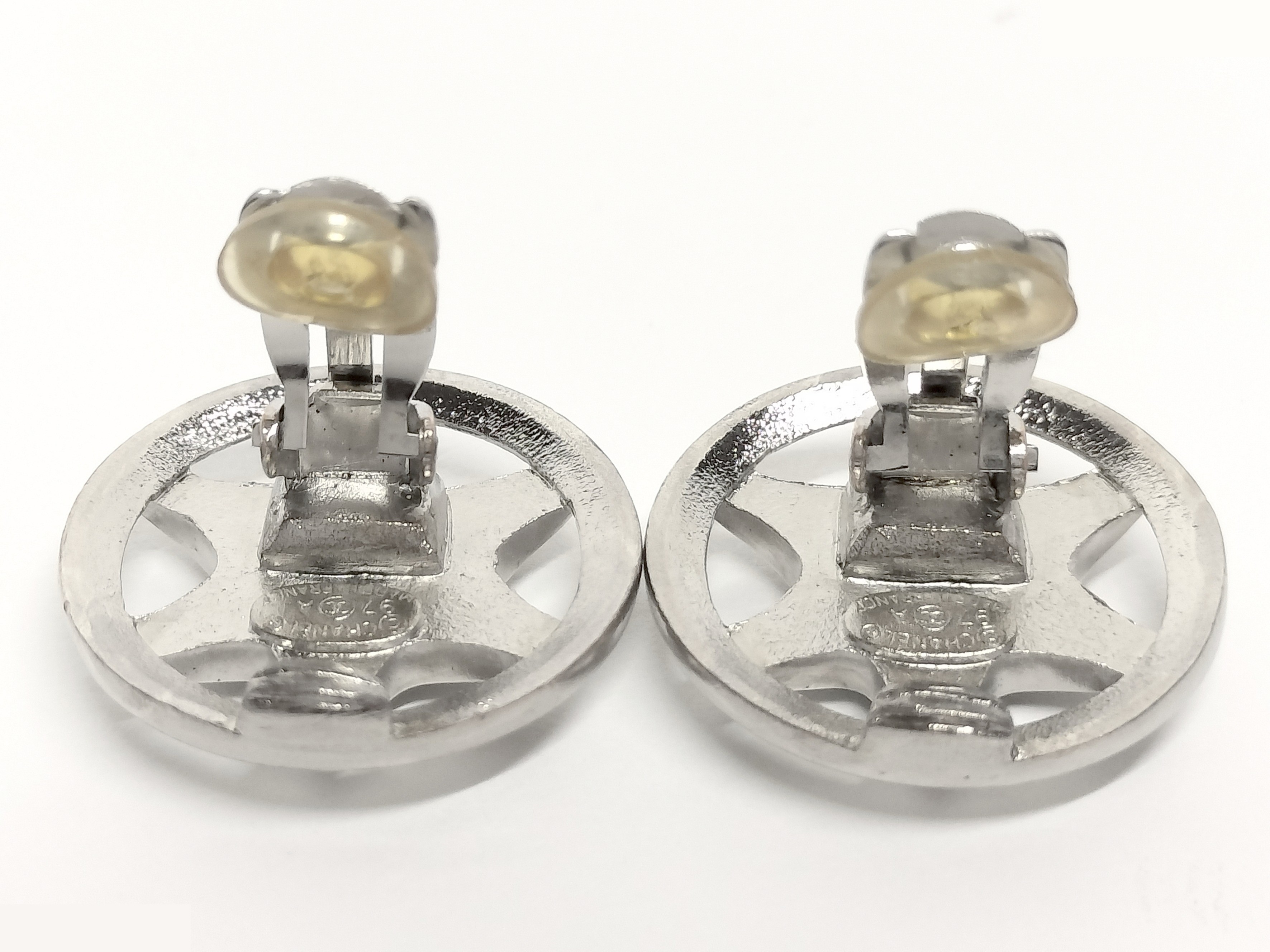 Coco Wheel Silver Earrings — view 4