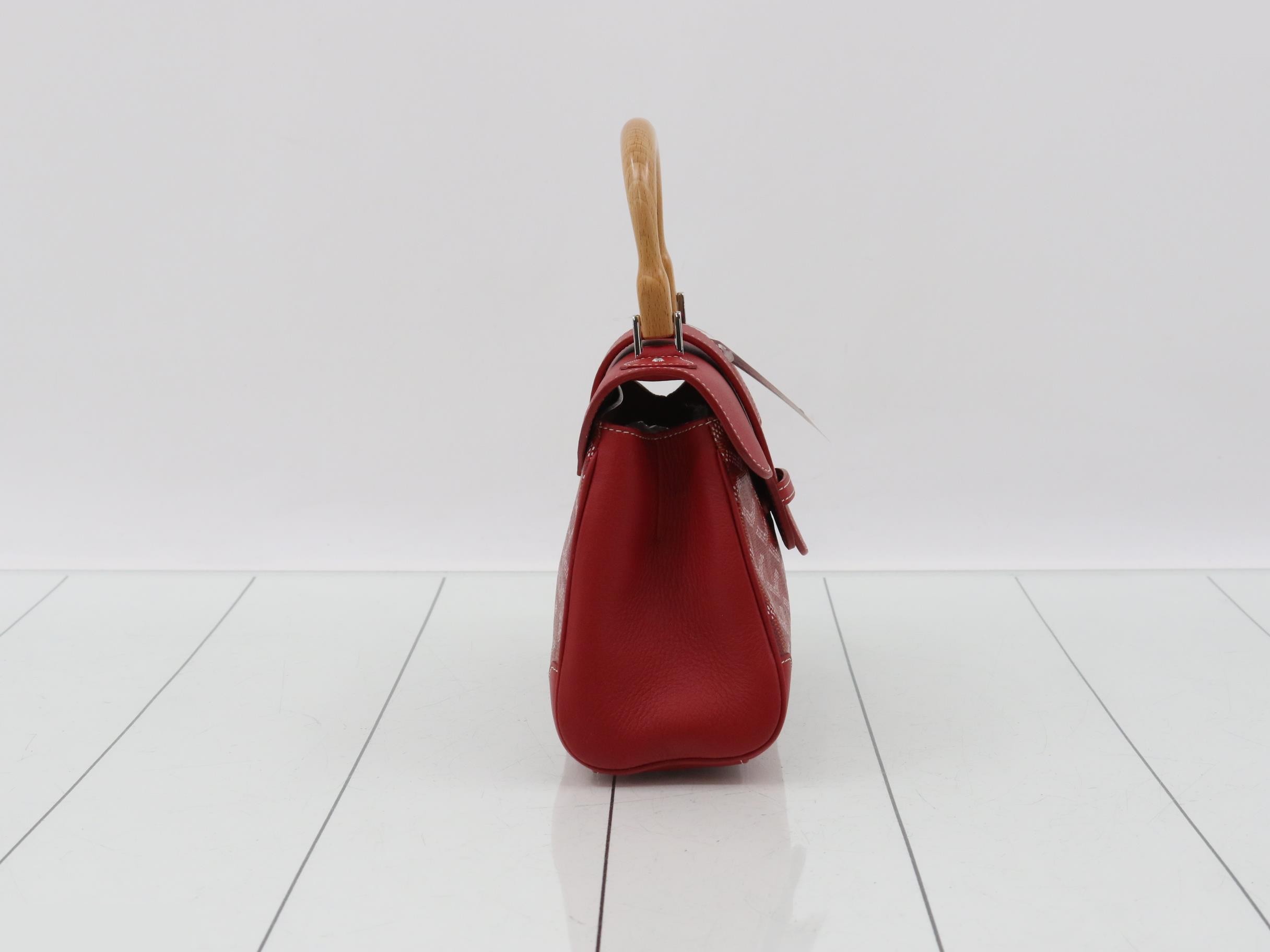 Saigon Mini Leather Goyardin 2-Way Handbag — view 4