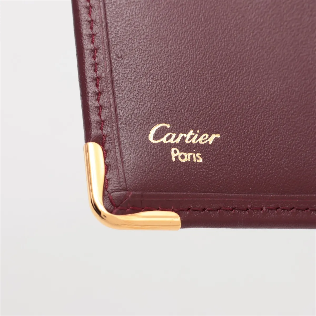 Must Leather Long Wallet Bordeaux — view 8