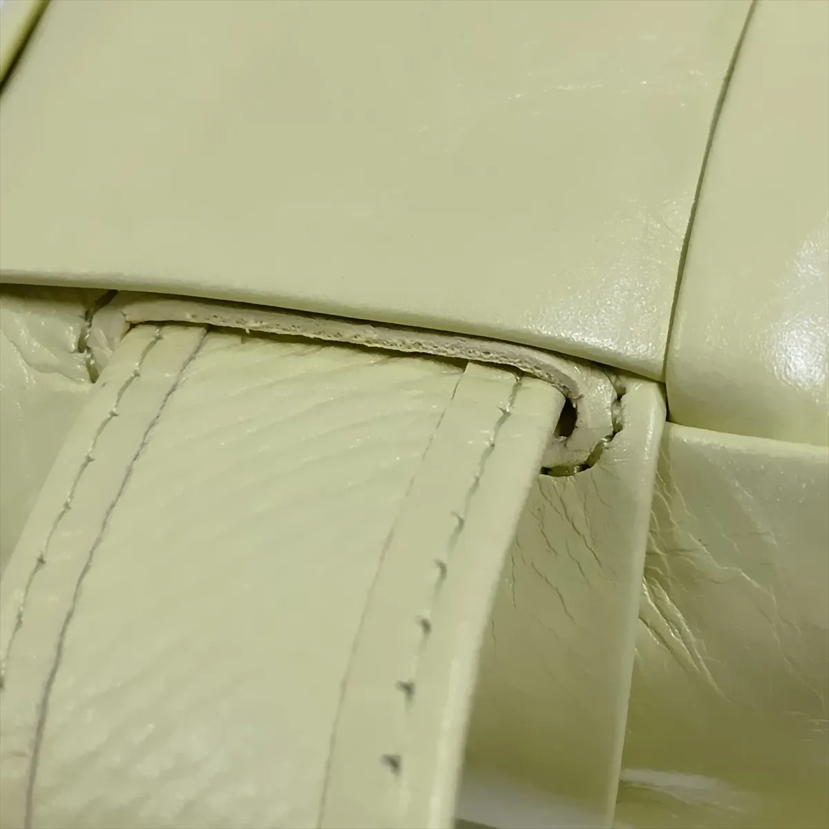 Maxi Intrecciato Cassette Leather Waist Pouch, Yellow — view 15