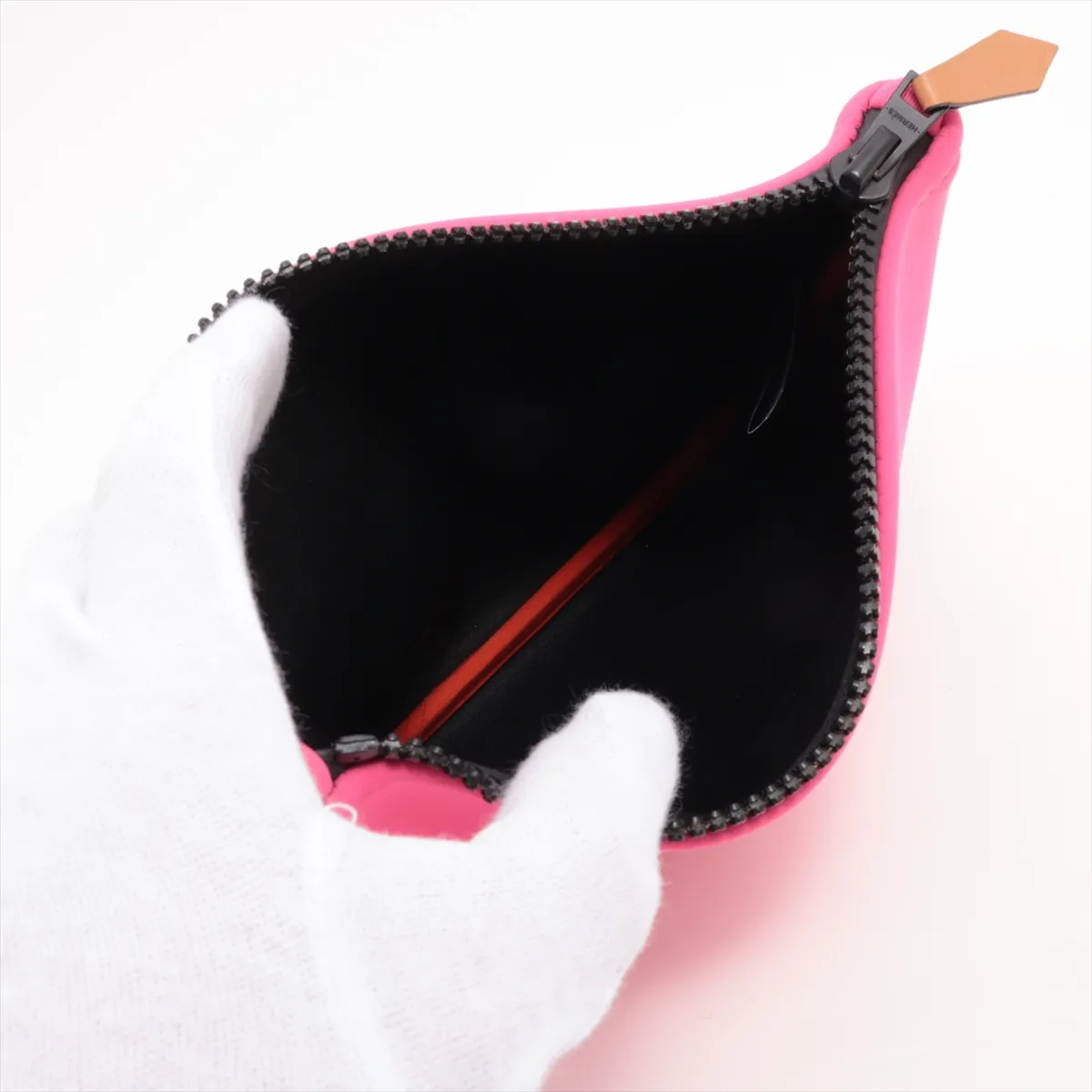 Truth Flat PM Neovan Polyamide Pouch Pink Black Hardware — view 3