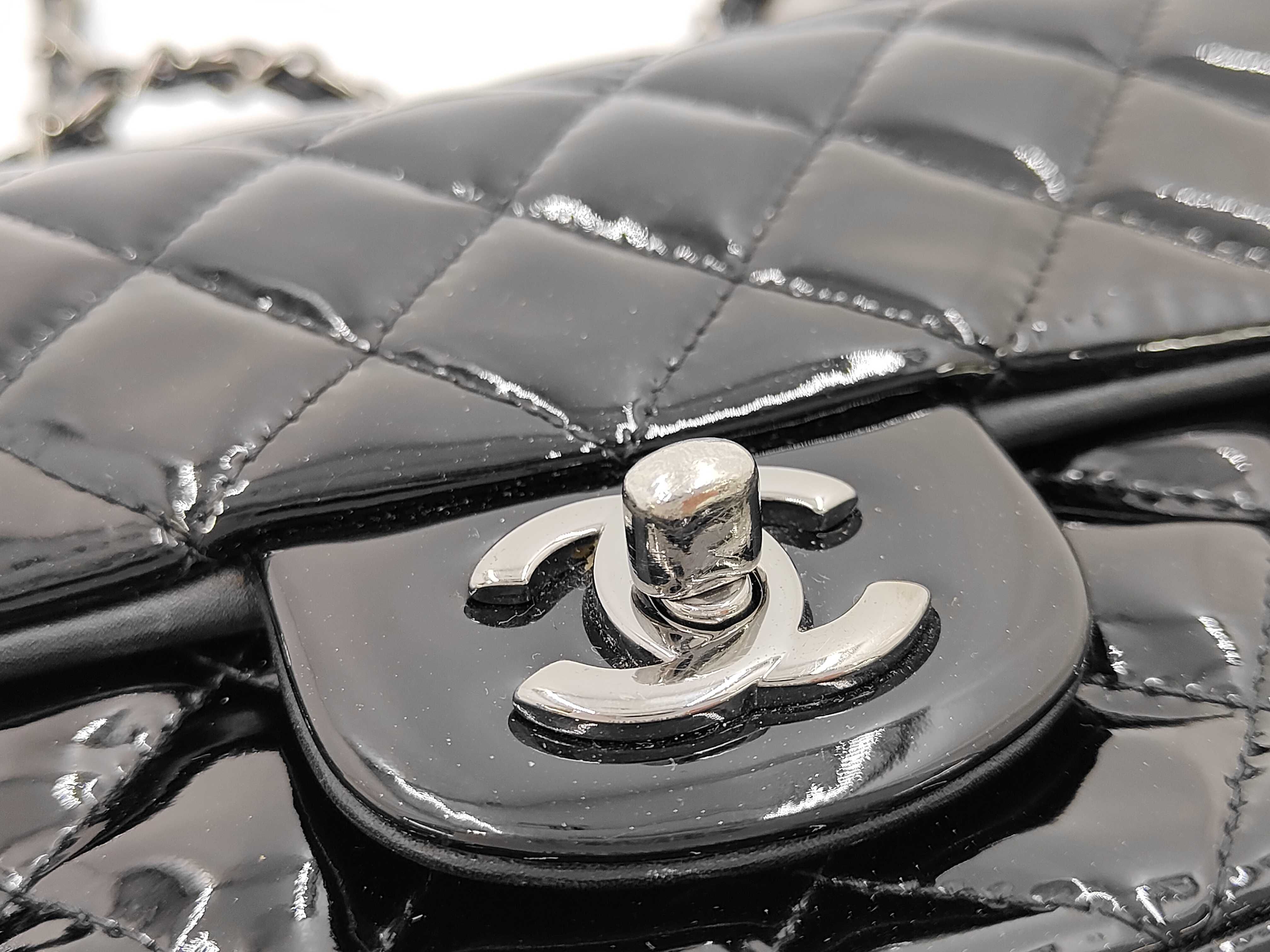 Matelasse patent leather classic flap chain shoulder bag No. 20 shoulder bag with sticker card — view 14