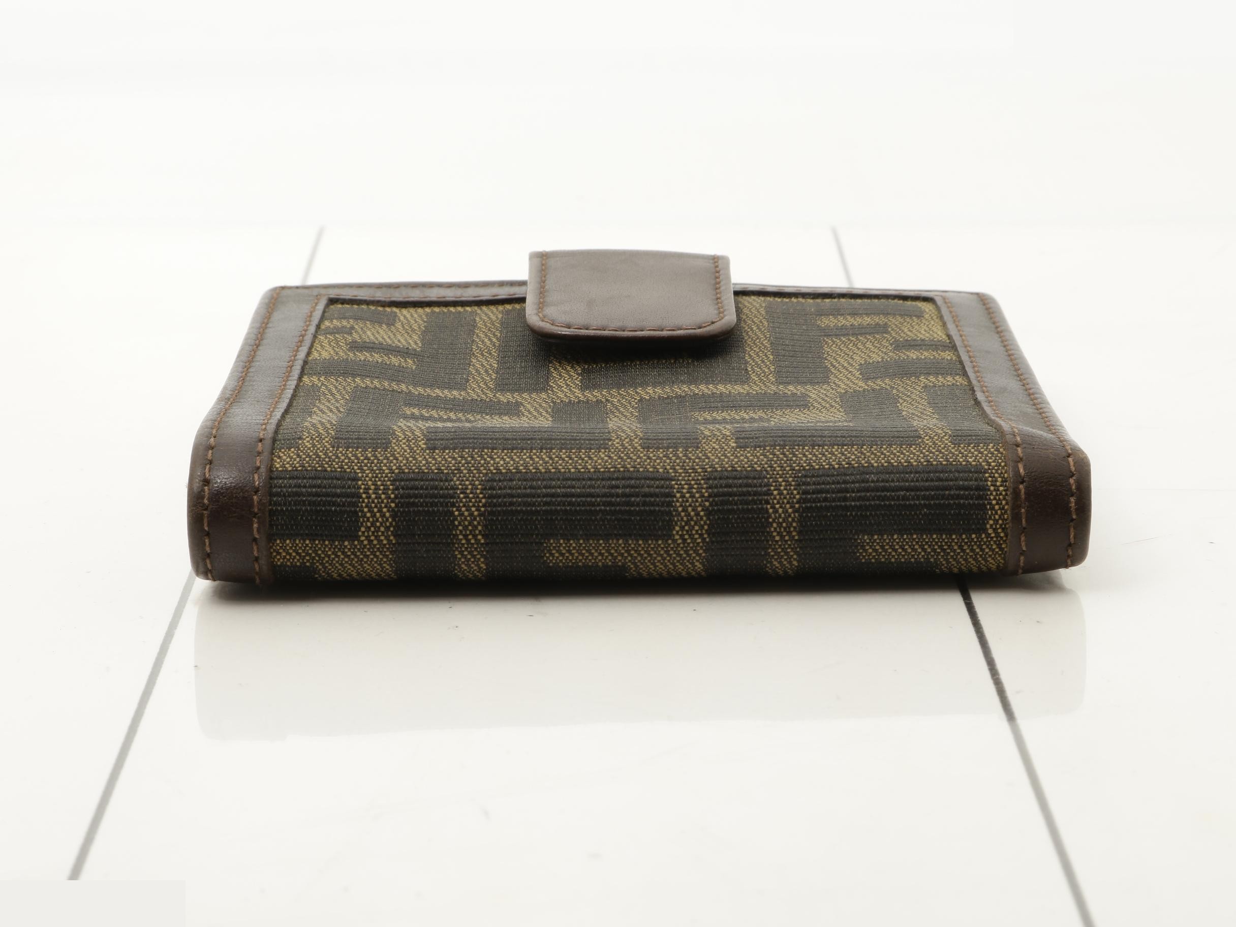 Zucca Canvas/Leather Bi-fold Wallet — view 3