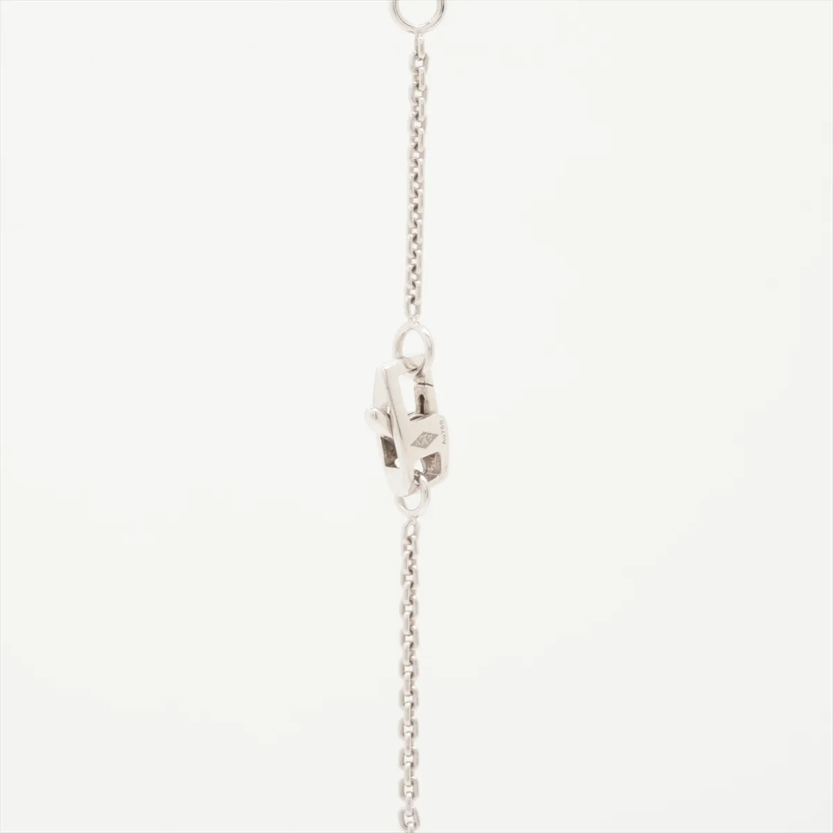 Monogram Idylle Pendant Necklace with Diamonds, 750 (WG), 4.5g, 374481 Q93279 (One letter difference on guarantee card) — view 3
