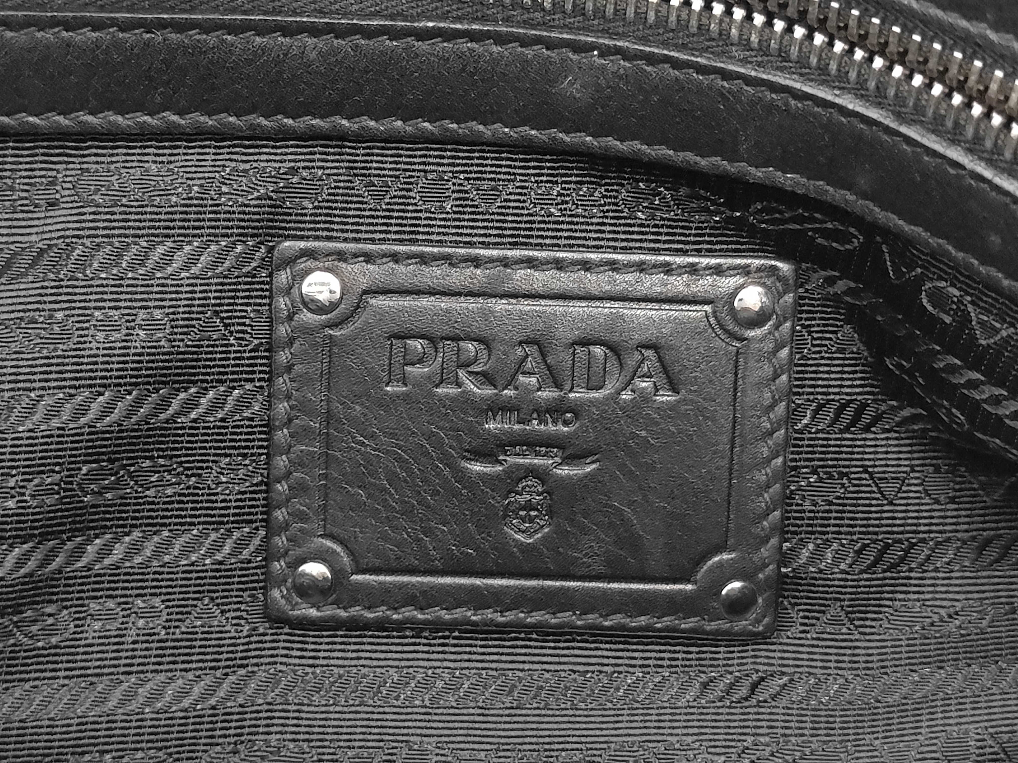 Nappa Gaufre Shirring Boston Bag (Handbag) — view 10
