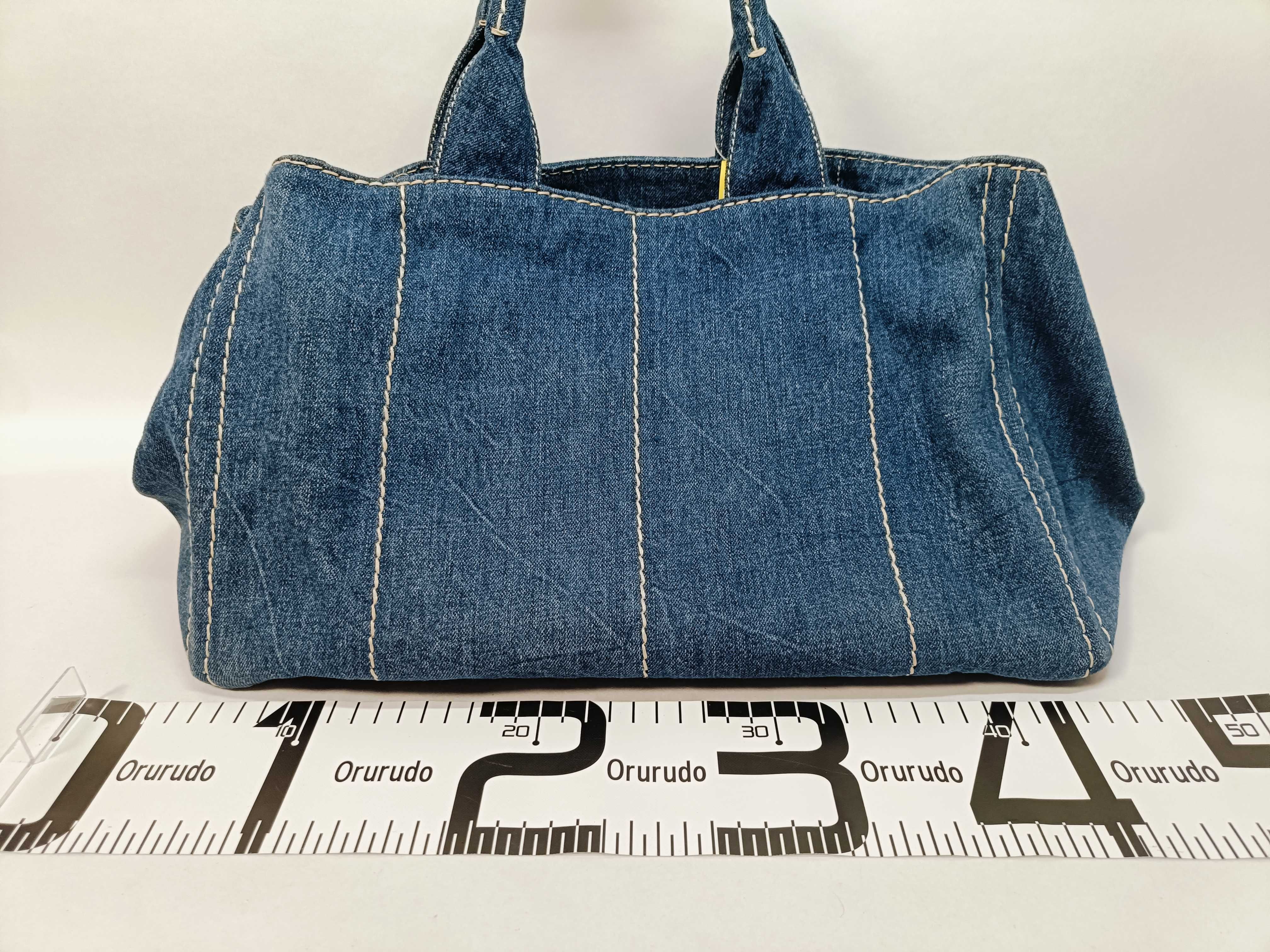 denim tote bag — view 2