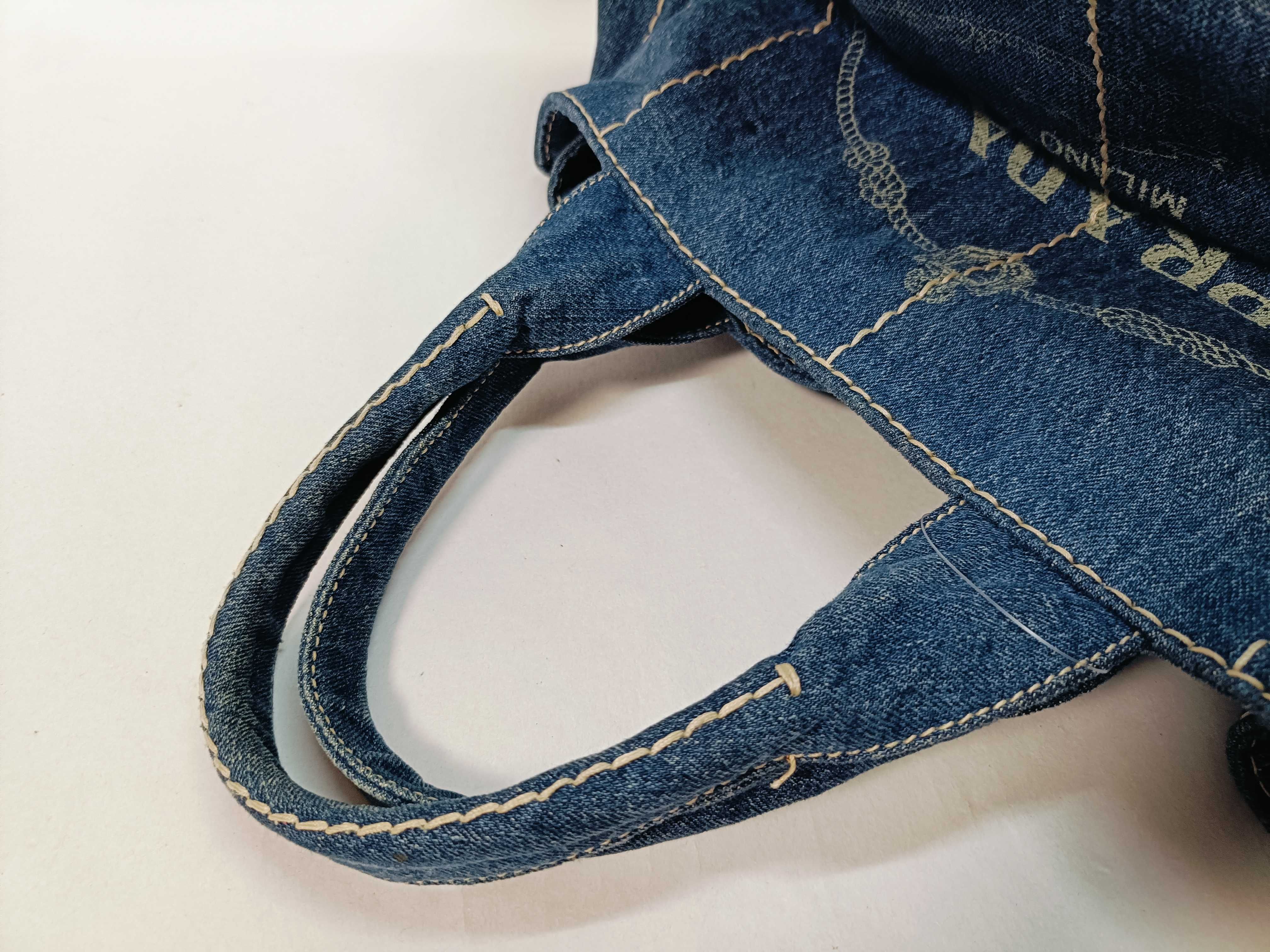 denim tote bag — view 3