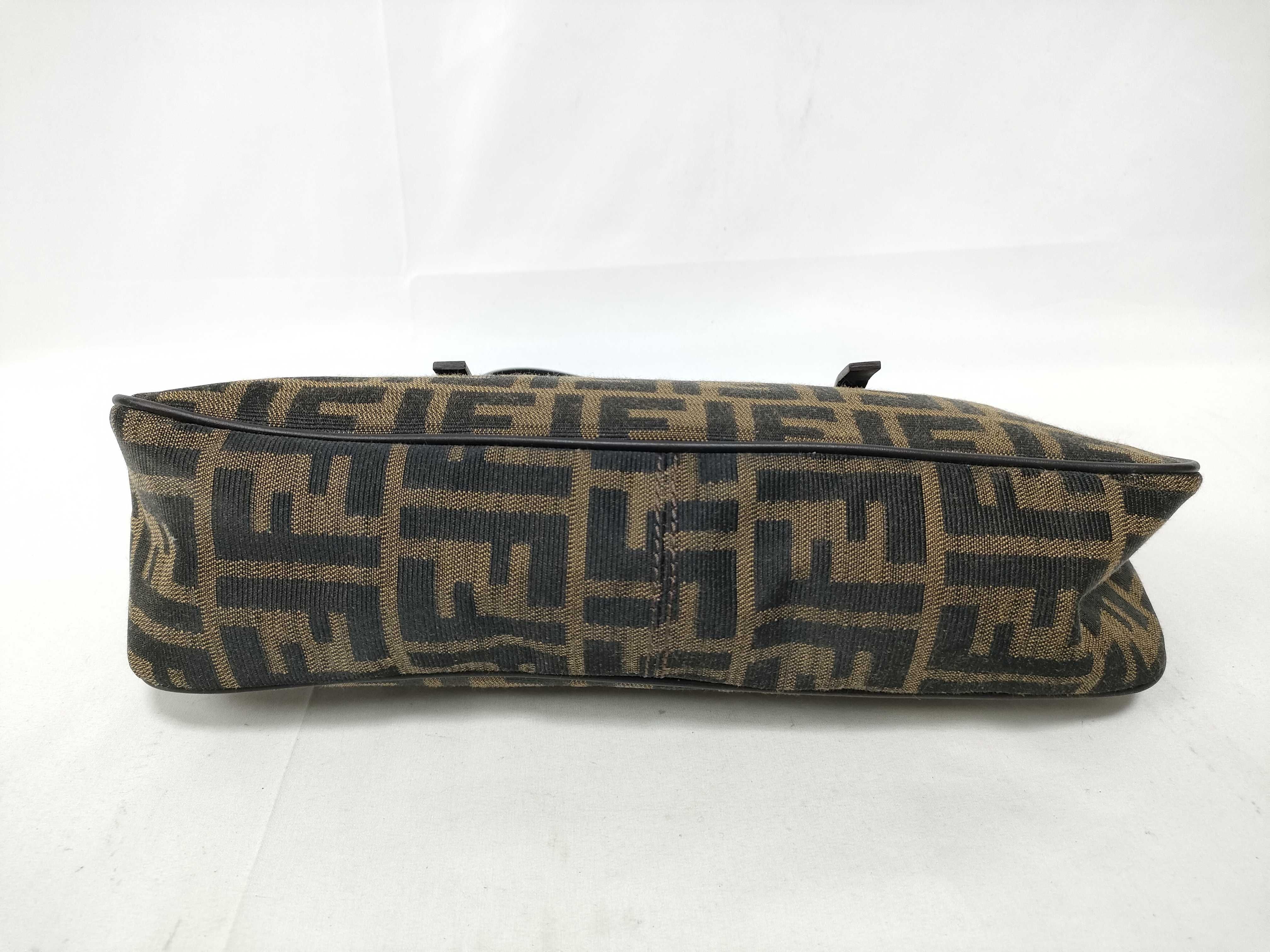 Zucca pattern handbag, brown handbag — view 3