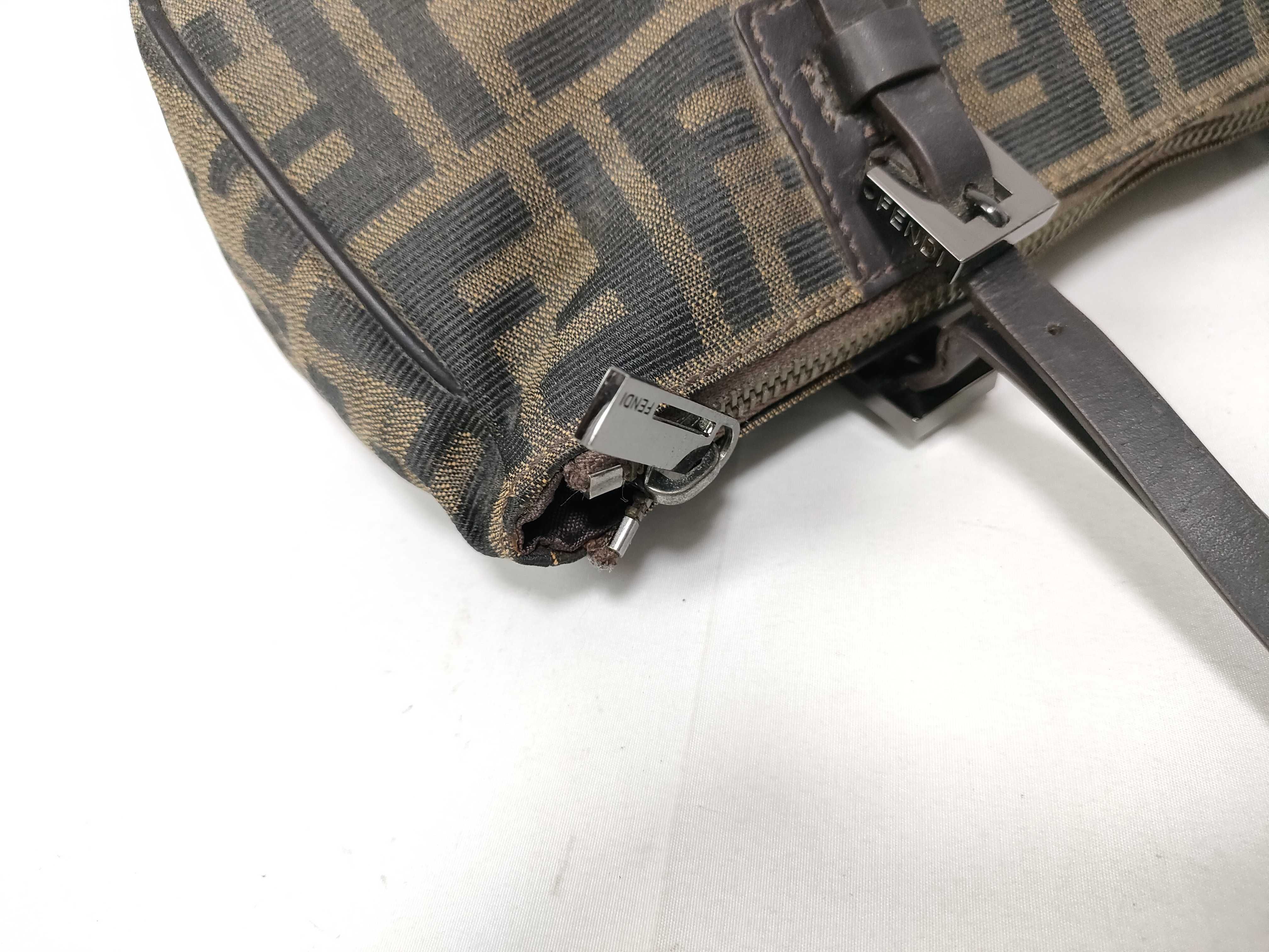 Zucca pattern handbag, brown handbag — view 9