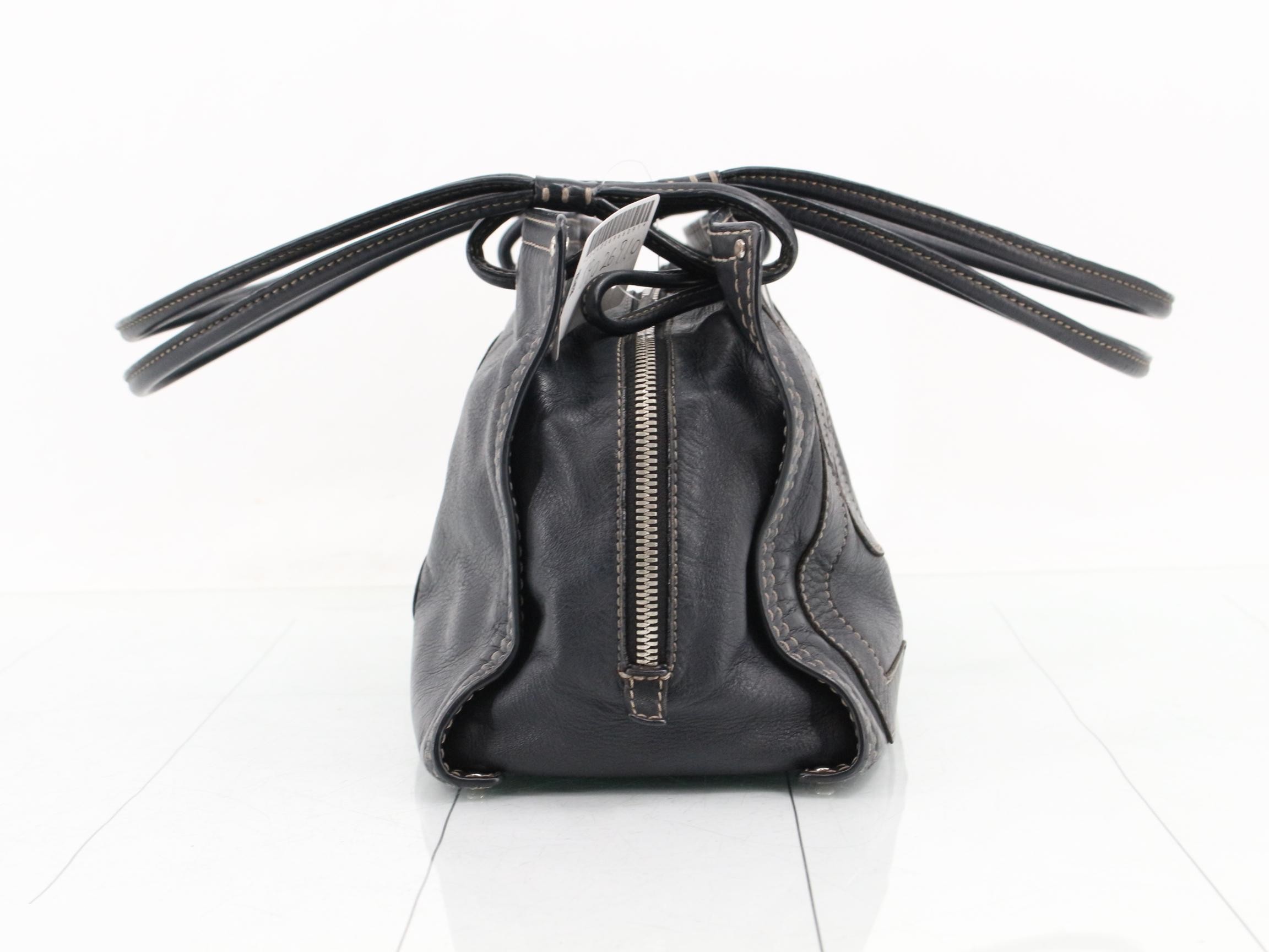 Shopper tote bag, black — view 3