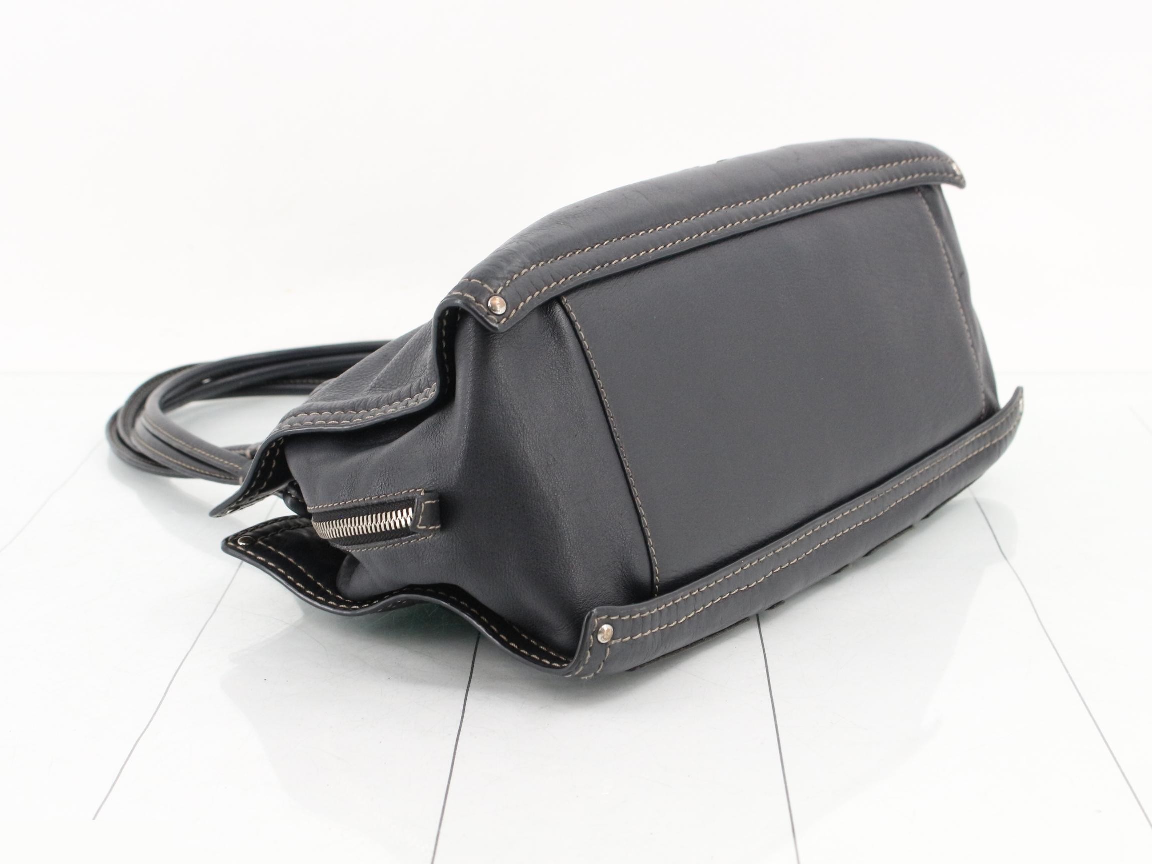 Shopper tote bag, black — view 5