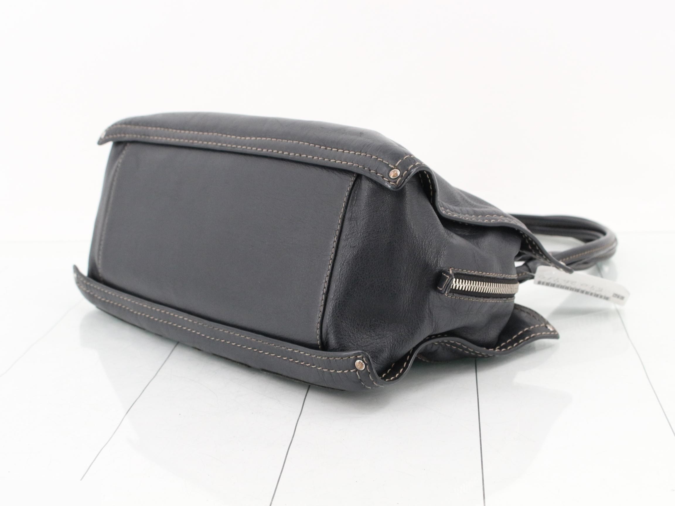 Shopper tote bag, black — view 6