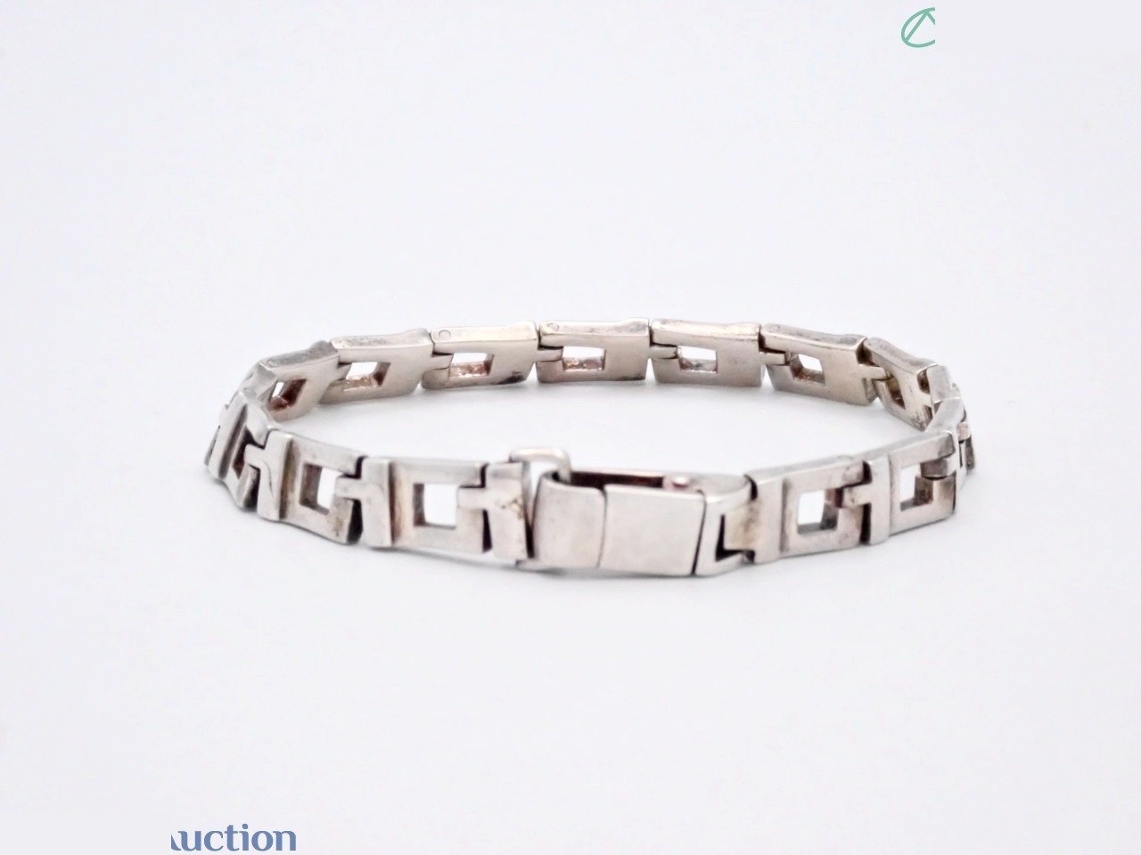 G logo SV925/21.3g bracelet, wrist size approximately 17cm — view 2