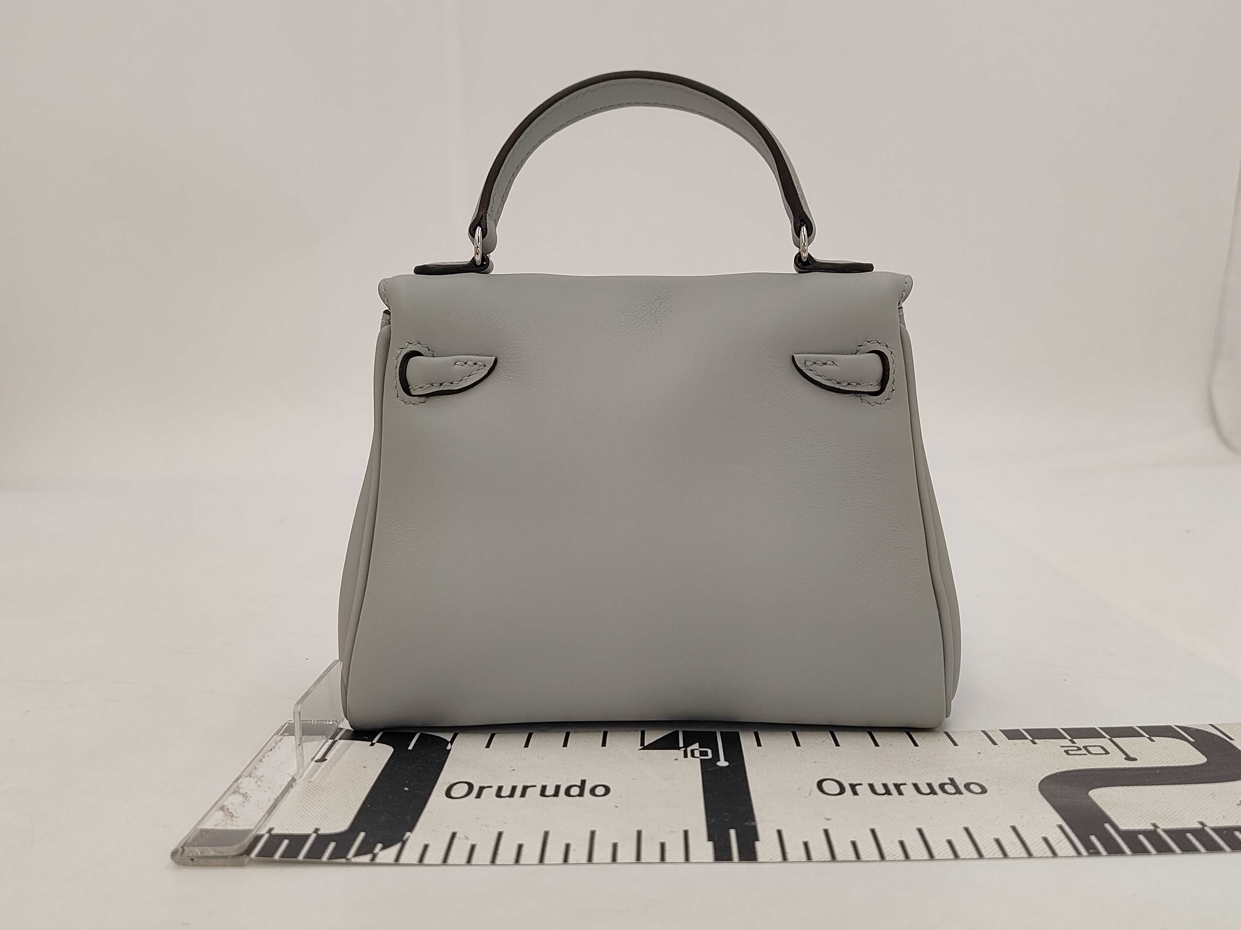 Kelly Doll Blue Classie Swift Silver Hardware G Stamp Handbag — view 2
